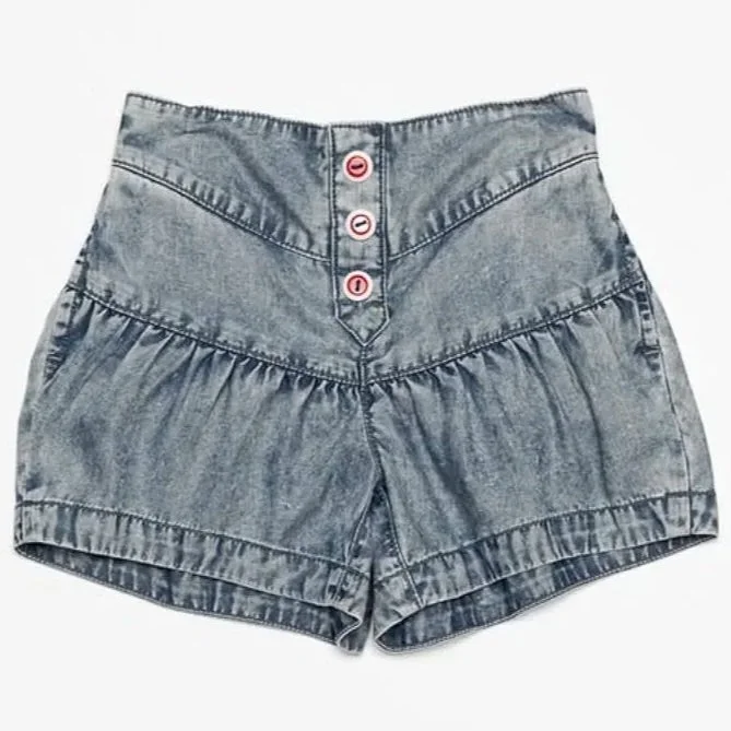 Chambray Shorts