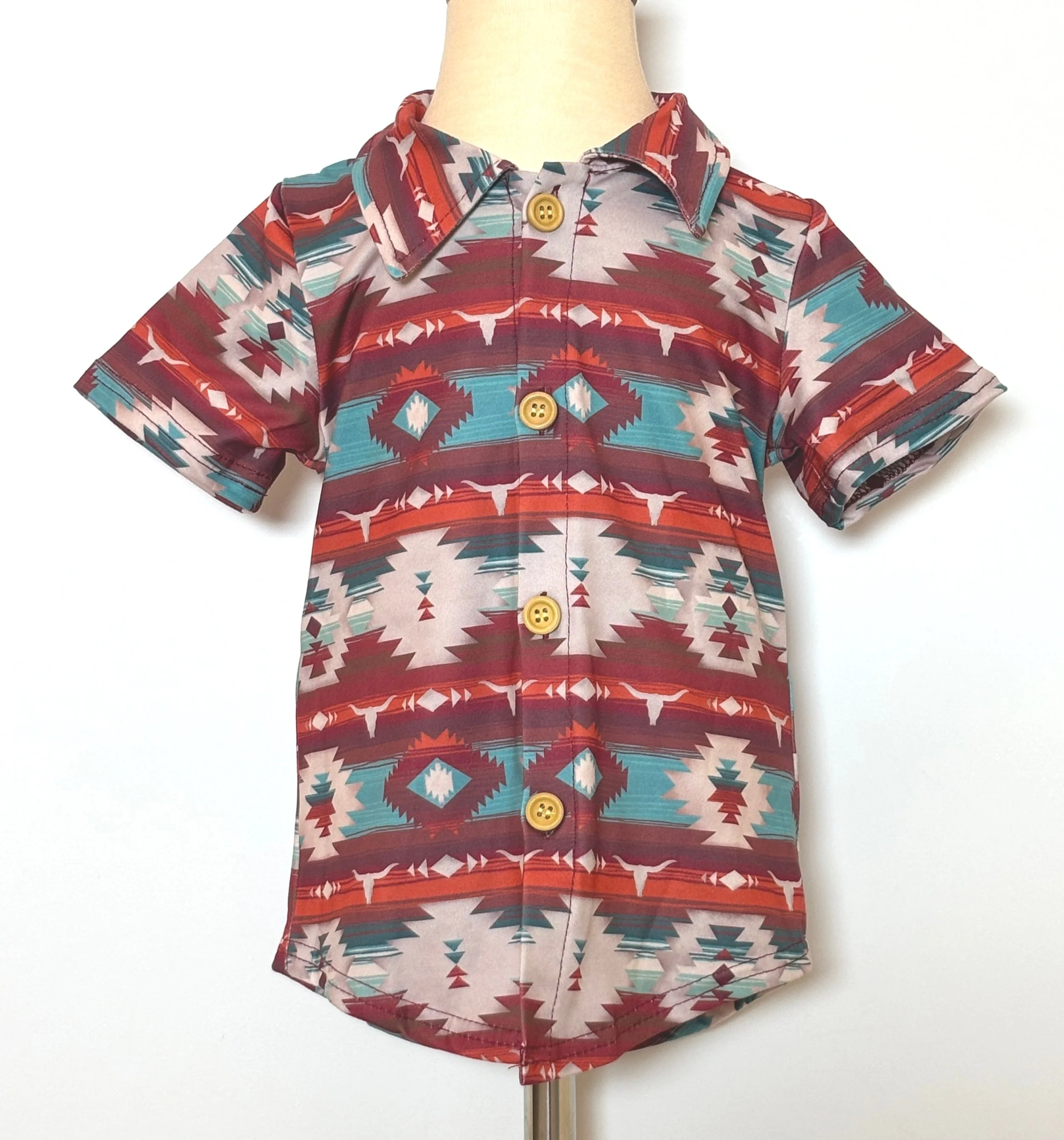 Autumn Southwest Button Up