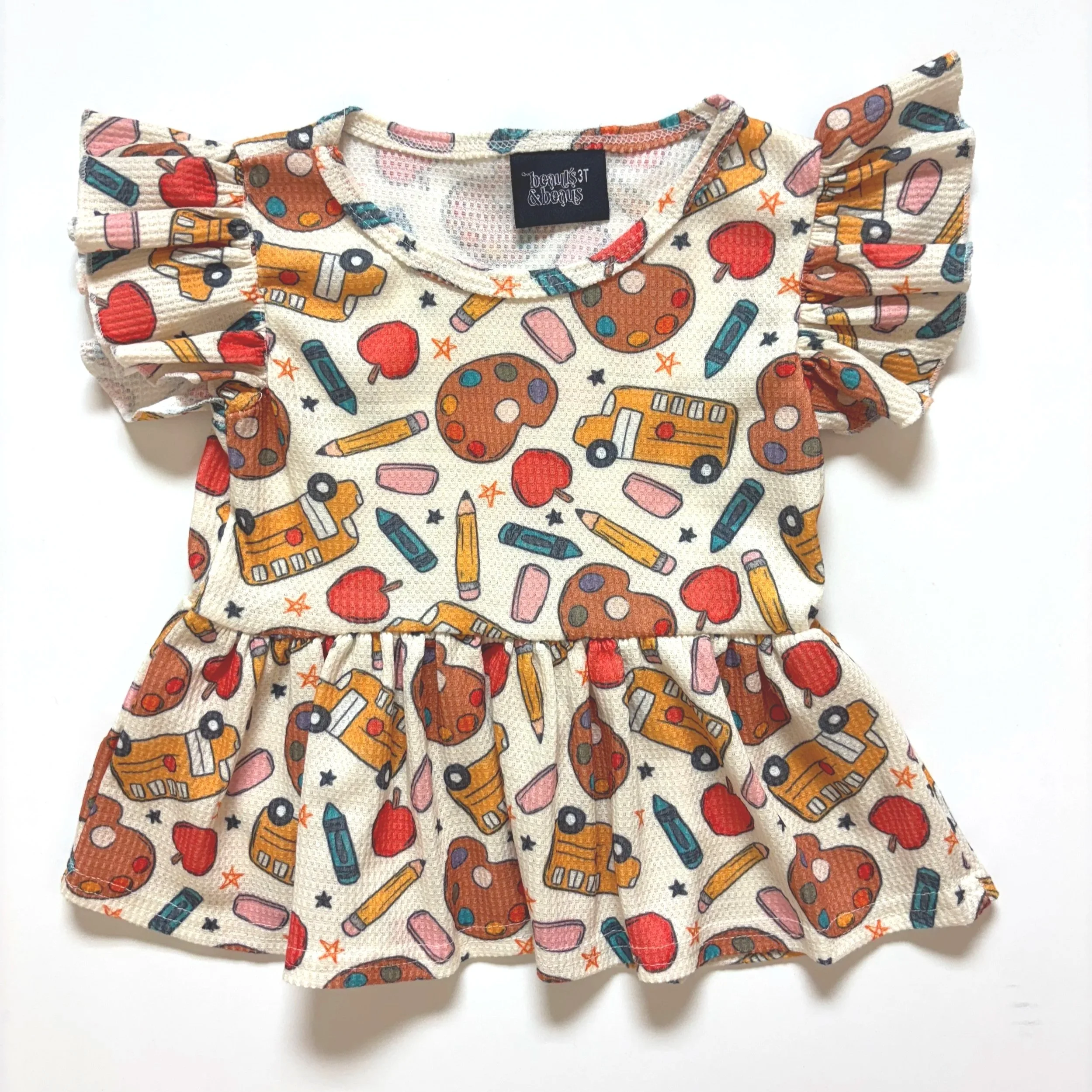 School Bus Peplum
