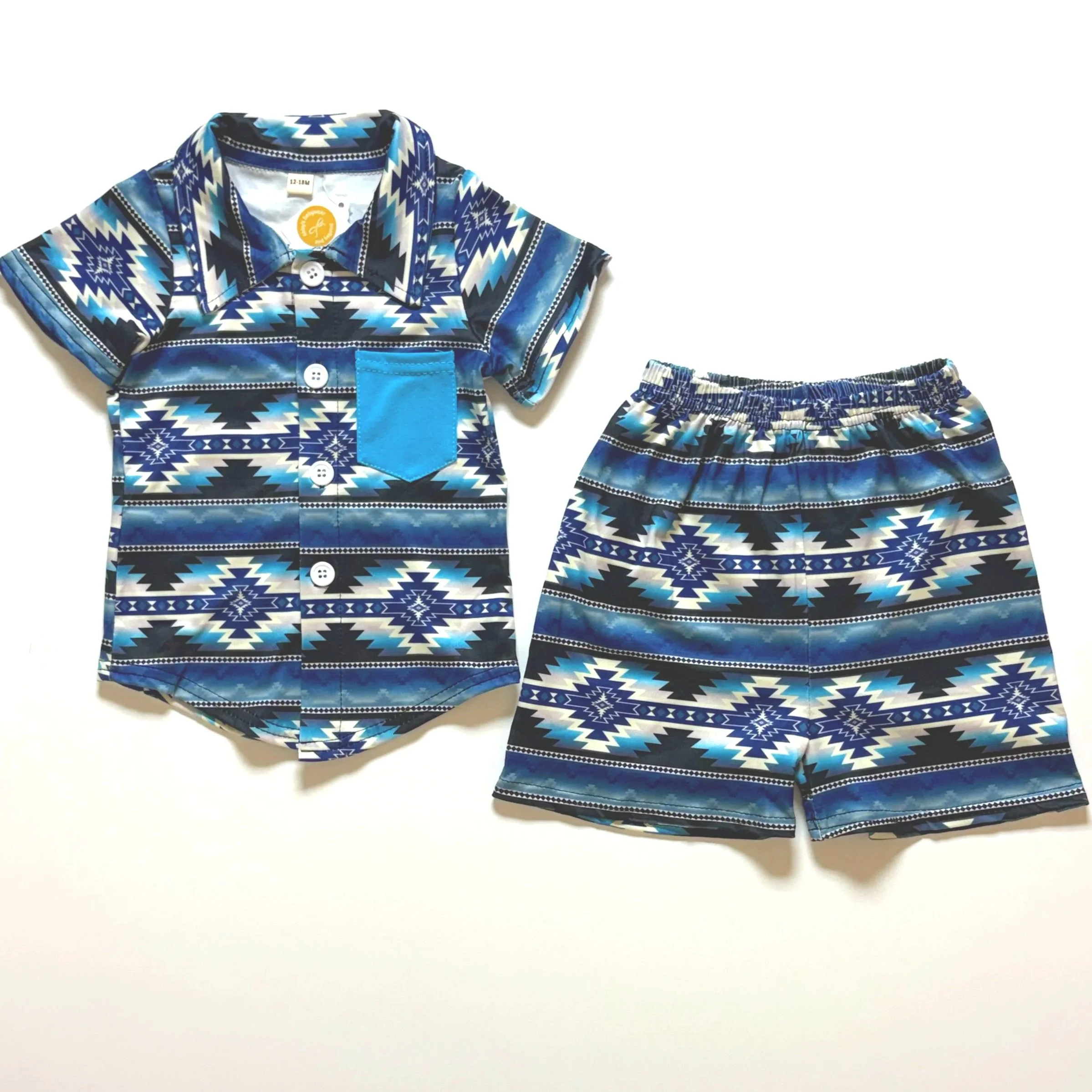Blue Aztec Set