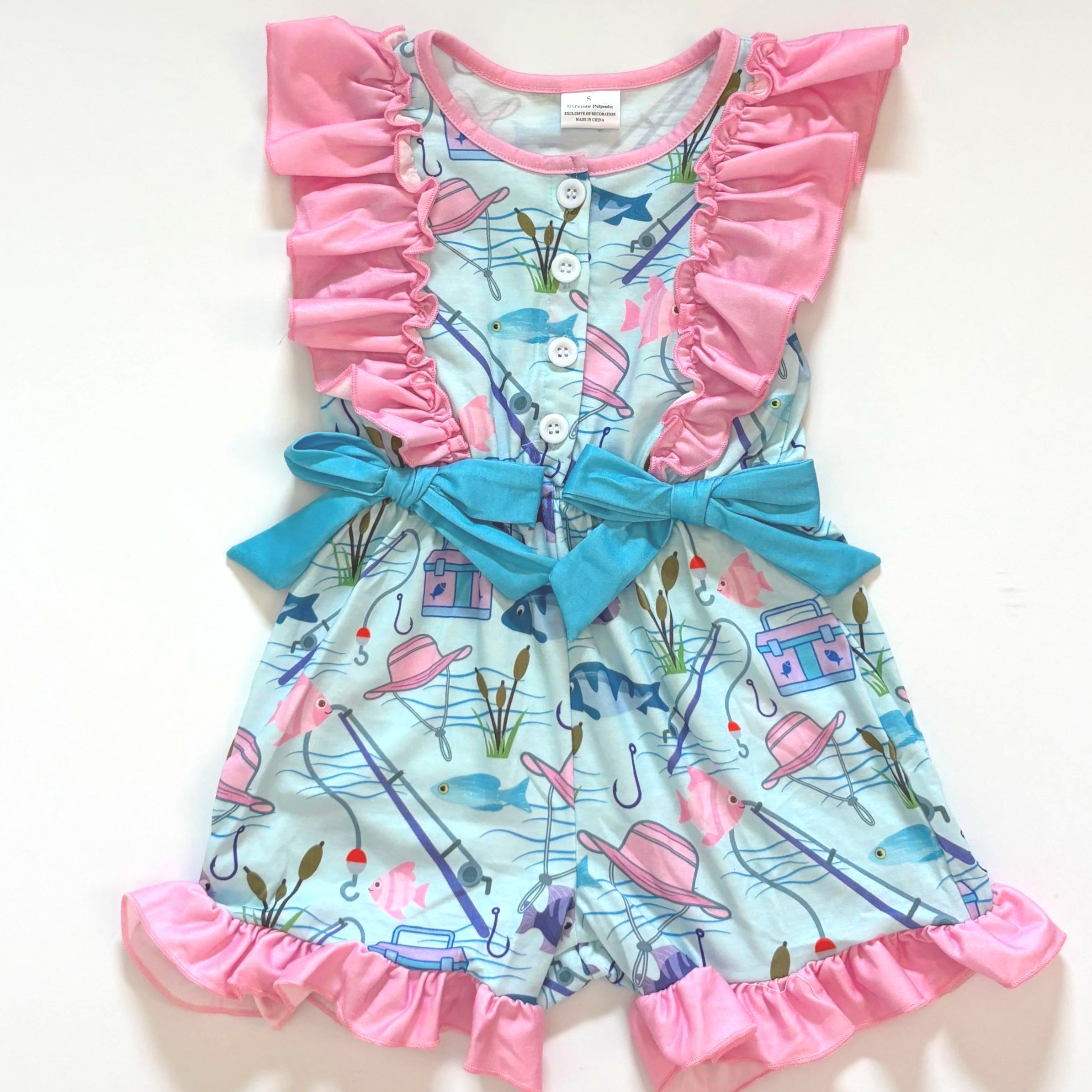 Gone Fishing Romper