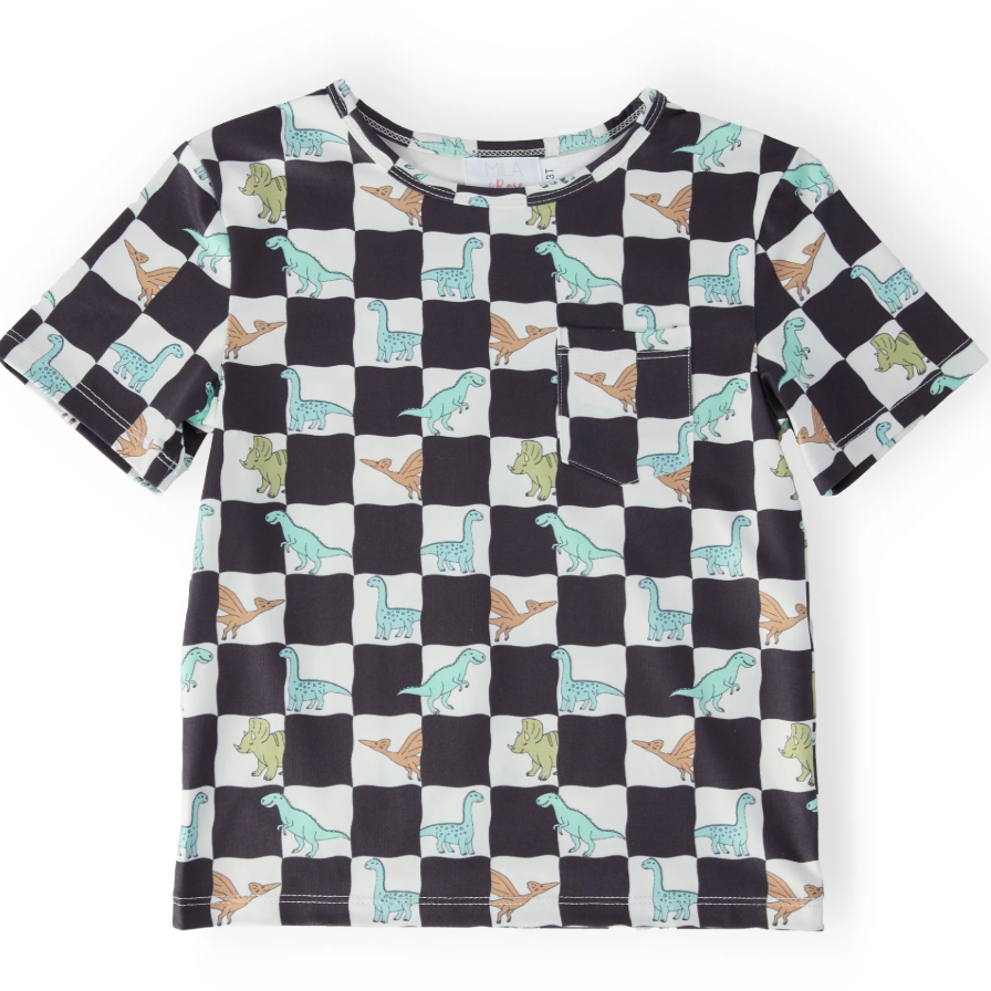 Dino Checkered Tee