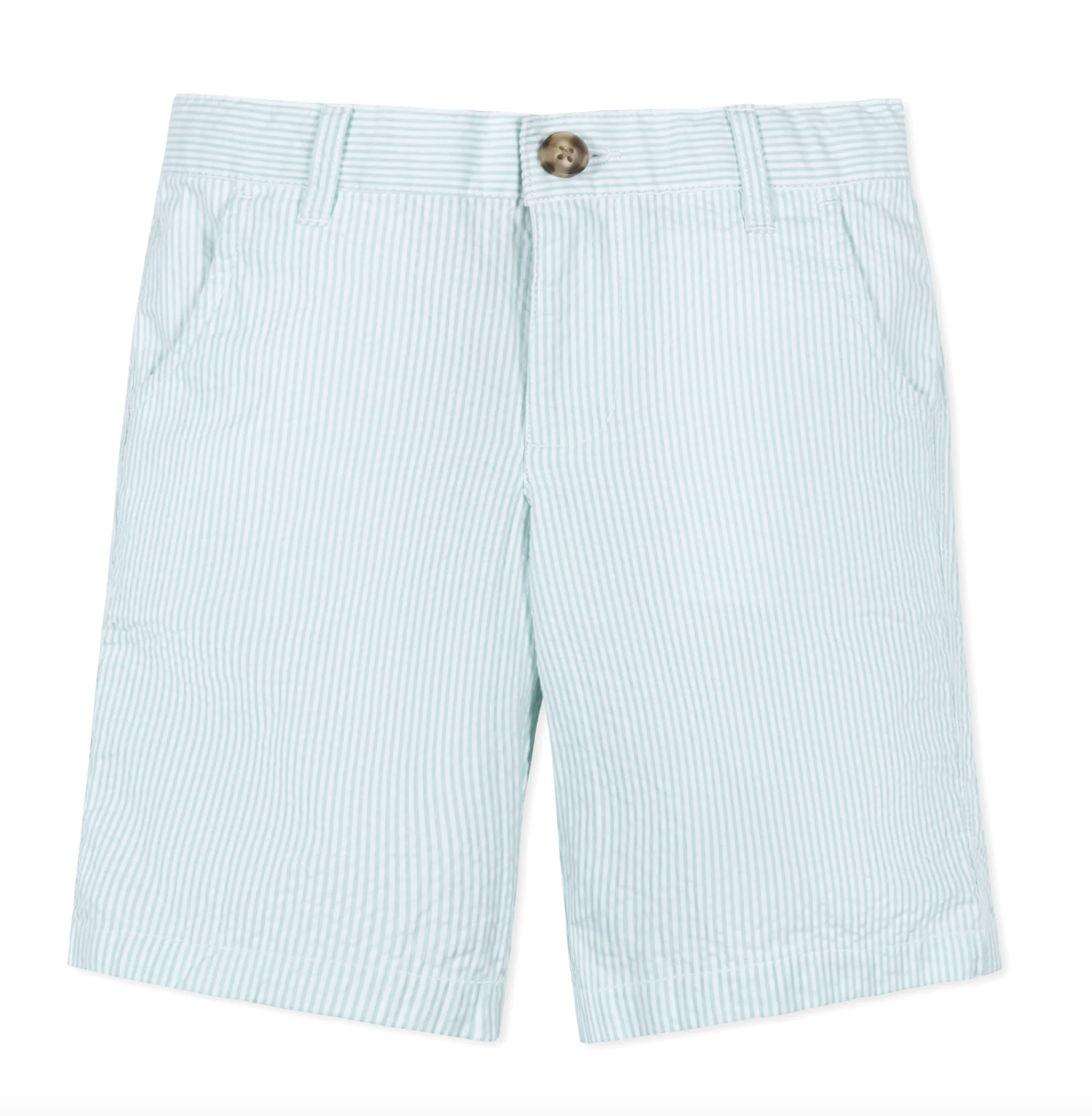 Mint Seersucker Short