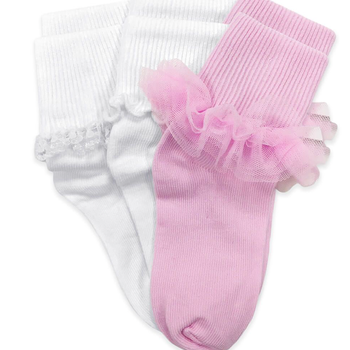 Ruffle Cuffed Socks