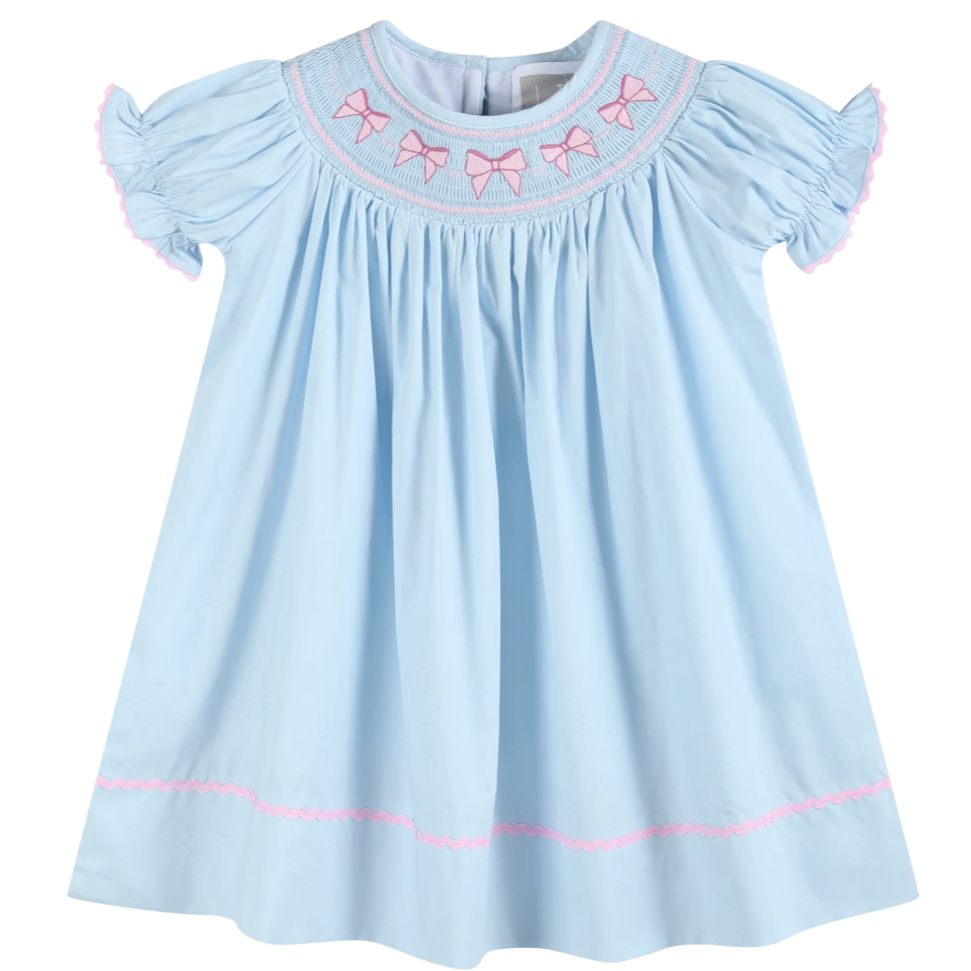 Bow Smocked Dress