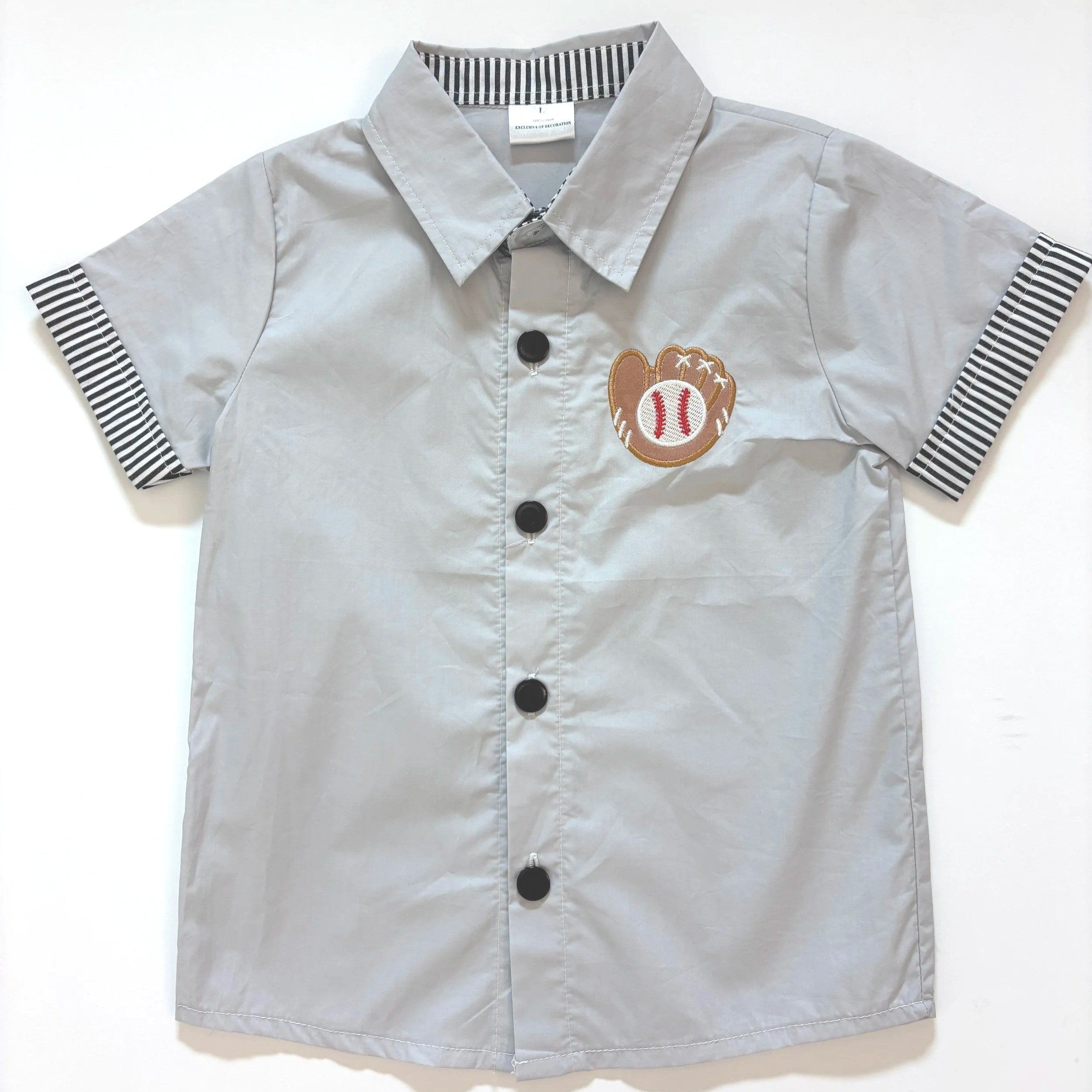 Baseball Mitt Button Down