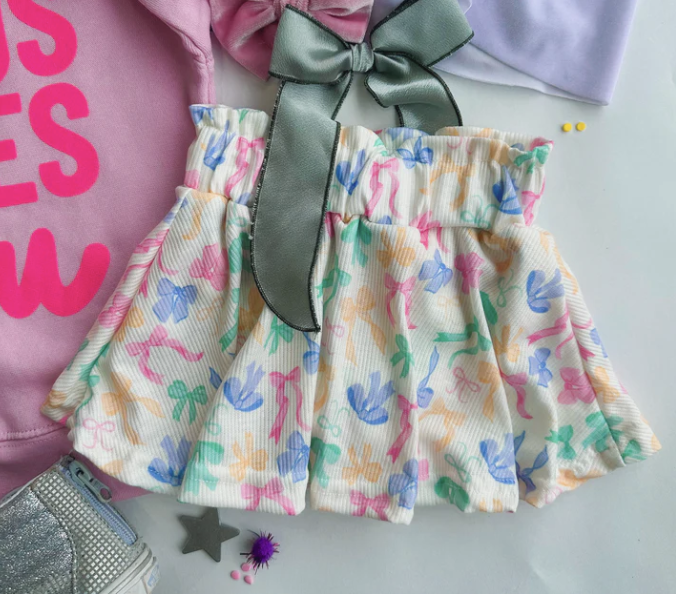 Pastel Bows Skirt