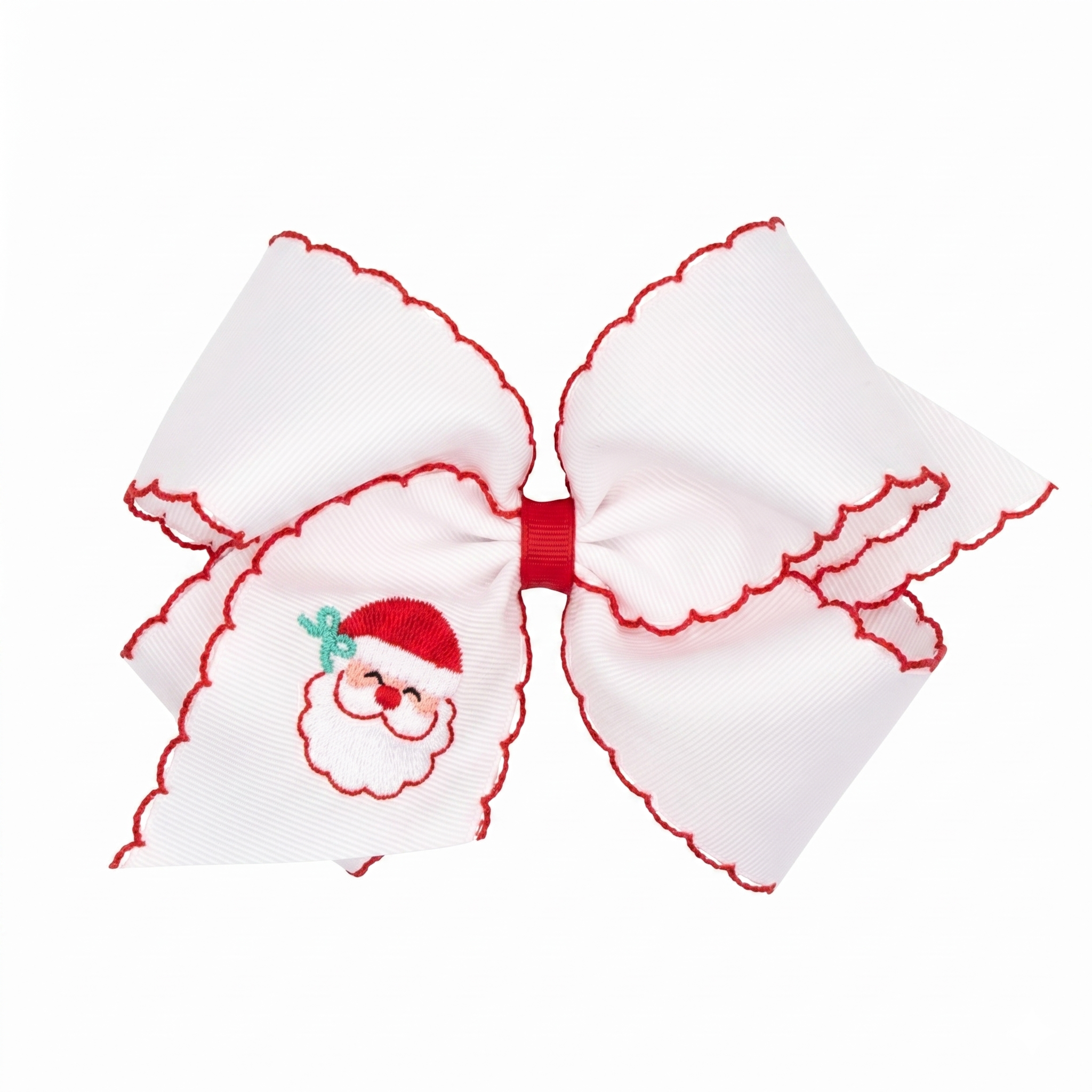 Christmas Embroidered Bow