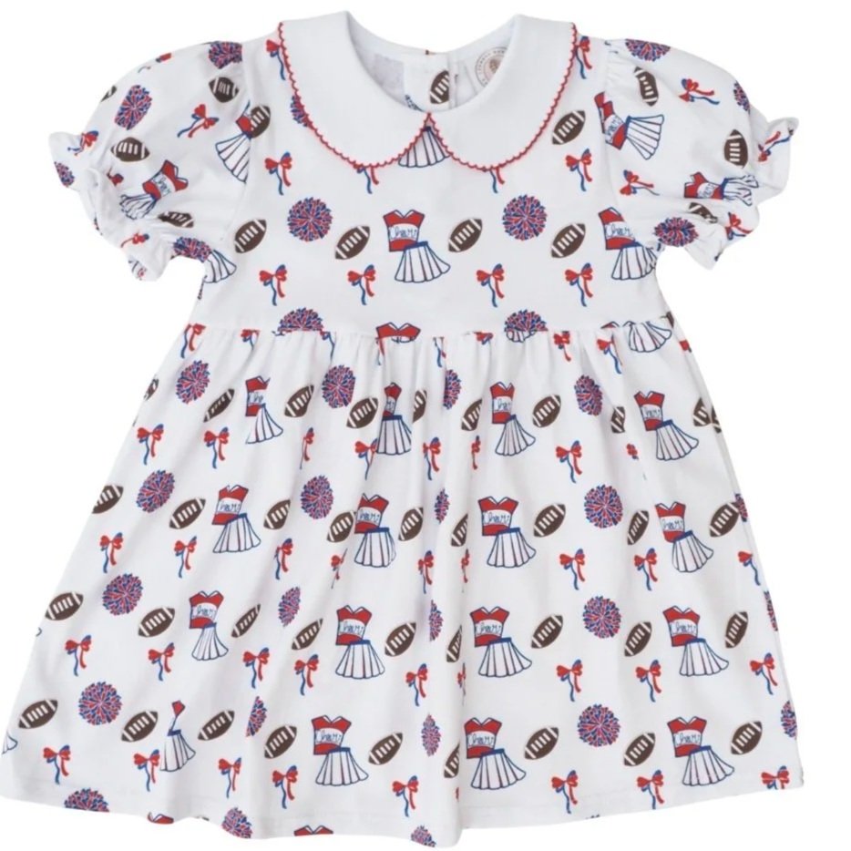 Cheer for Blue & Red Dress