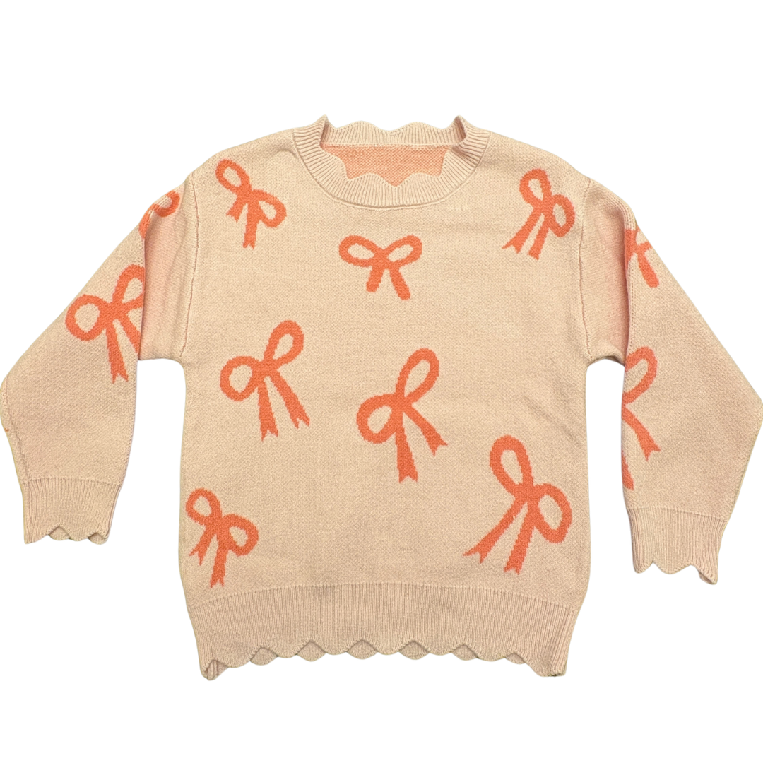Pink Bows Sweater