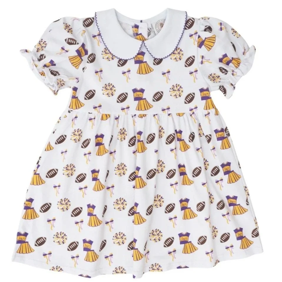 Cheer for Purple & Gold Dress