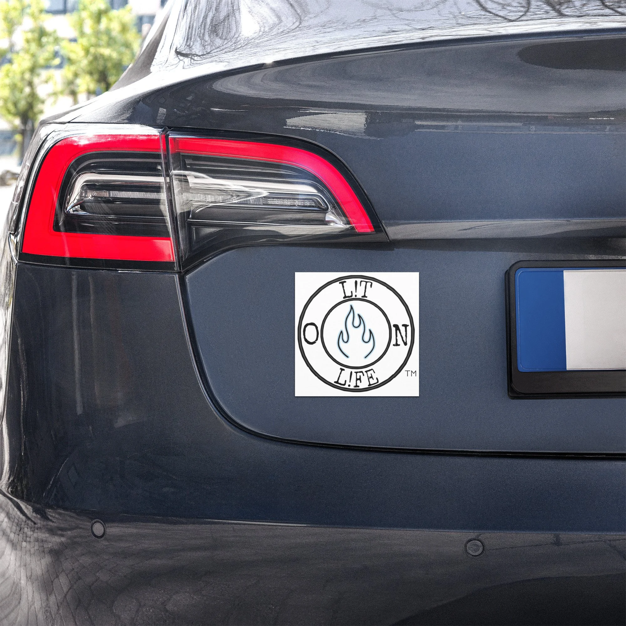 L!t On L!fe™ Car Magnet