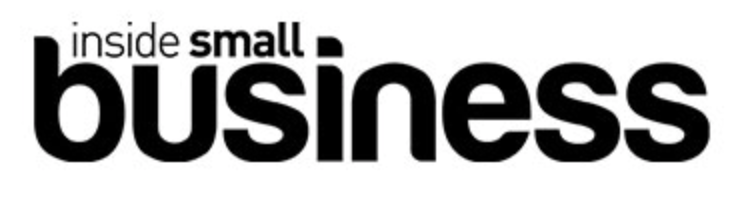Text that says "inside small business" with "small" in bold