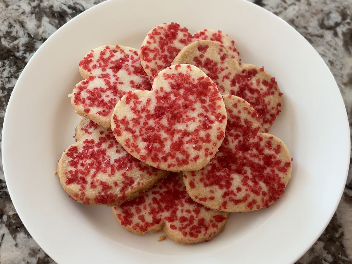 Sprinkle Shortbread Cookies