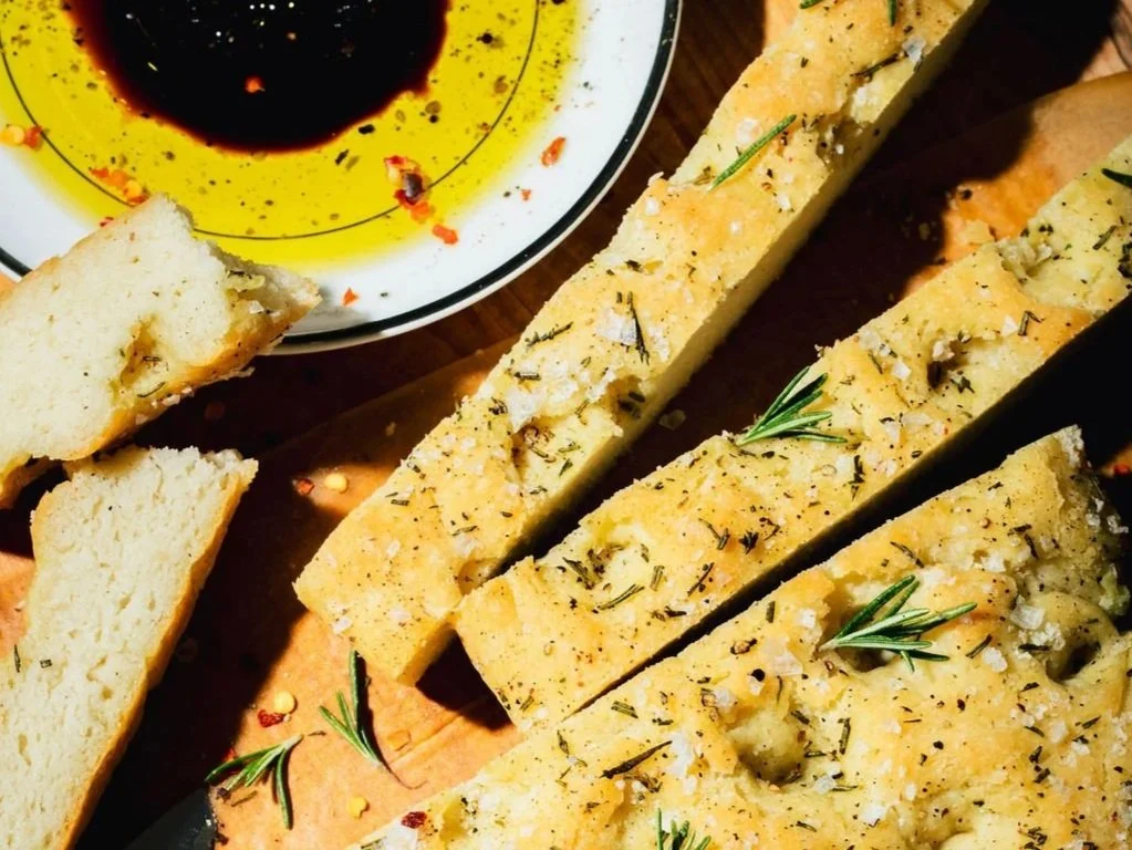 Thick Gluten Free Focaccia