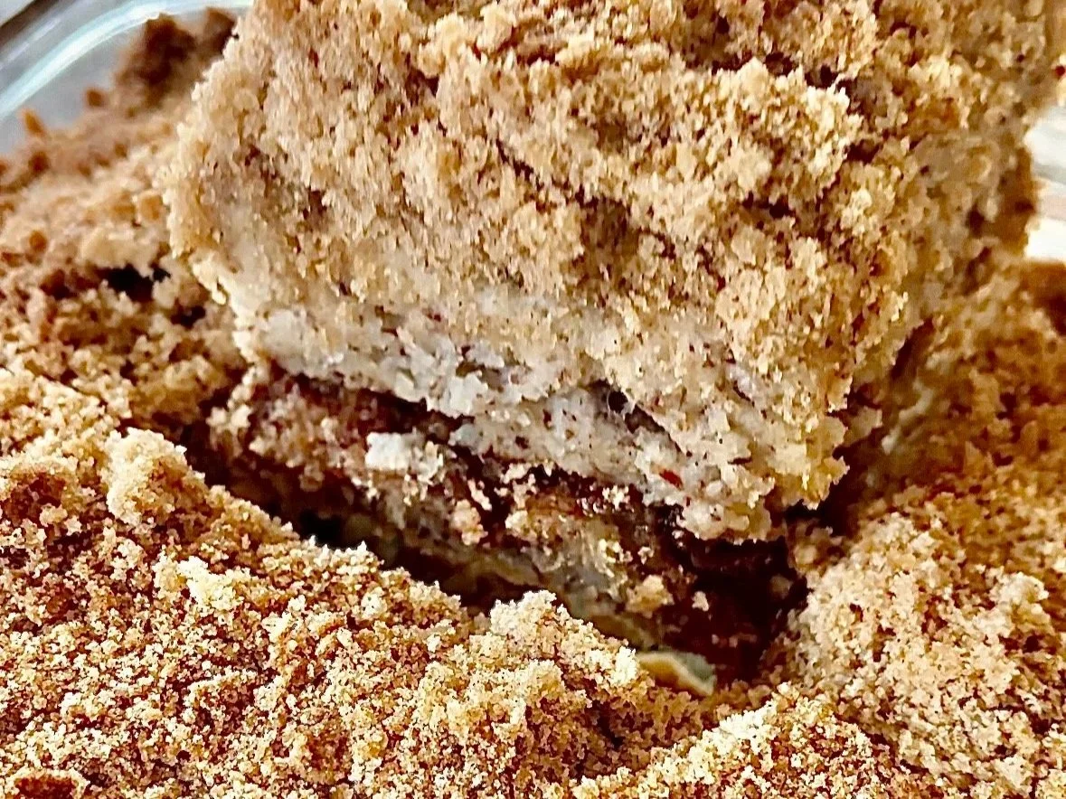 Gluten Free Cinnamon Ripple Coffee Cake