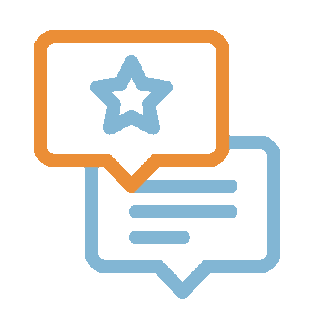 Outline icon representing user engagement with hover and pinch interactivity