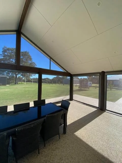 Making the outdoor area of this clients house into another room, using our Ziptrak Outdoor Blinds. Installed in Bunbury using our Wallaby coloured frame with a Havana coloured mesh. Offering protection against weather, bugs and making the space useab