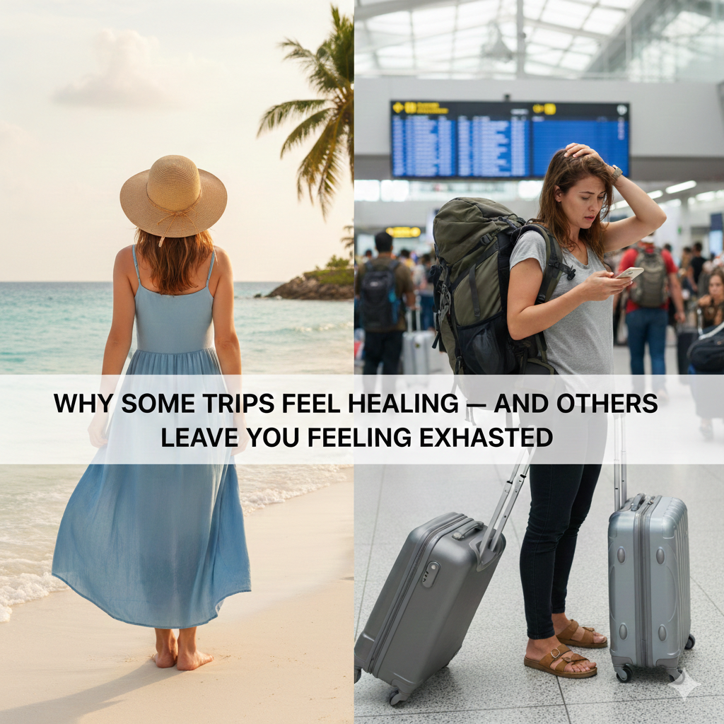 Why Some Trips Feel Healing — and Others Leave You Feeling Exhausted