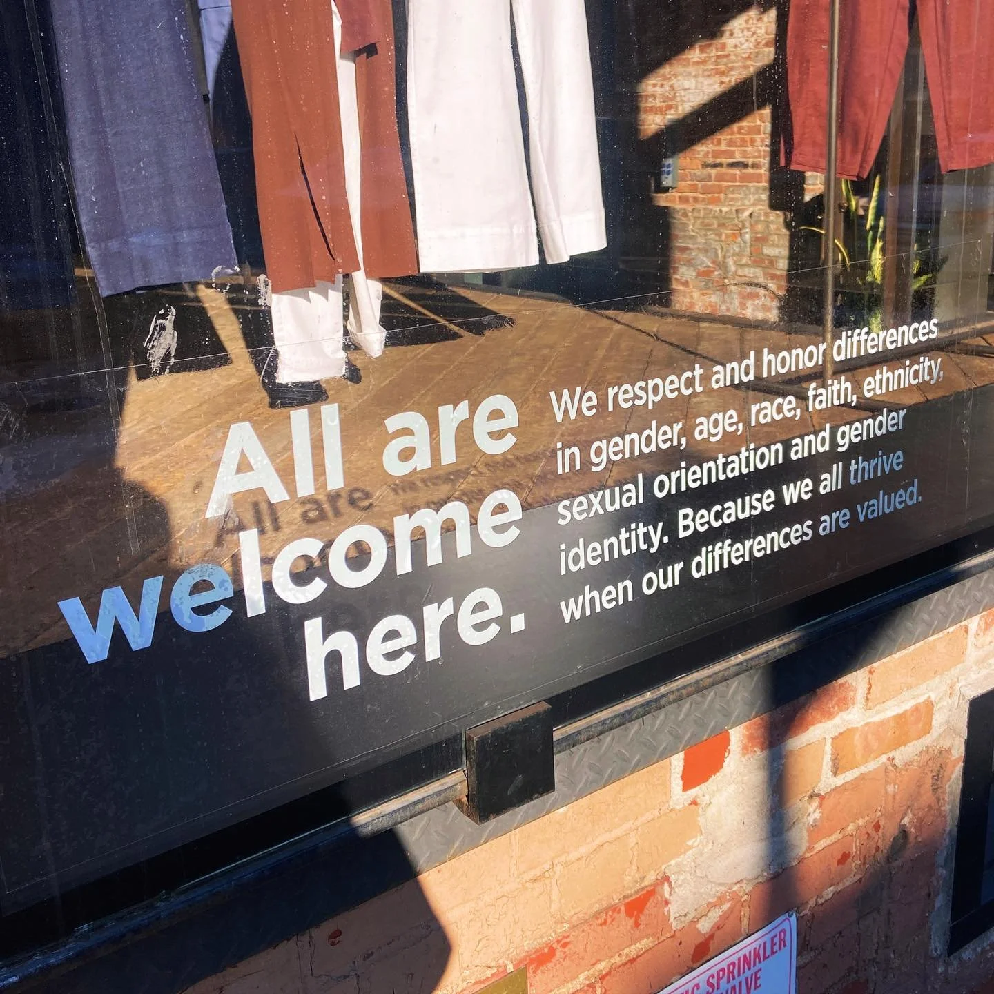 Thank you to those businesses that are not drinking the koolaid @eileenfisherny #diversitymatters #dei #fightthepower