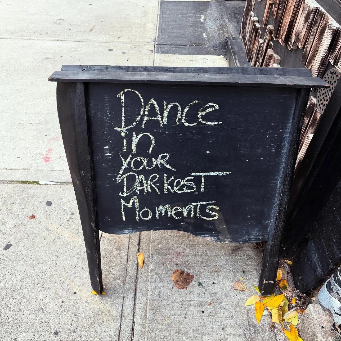 Quite fitting in these dark times