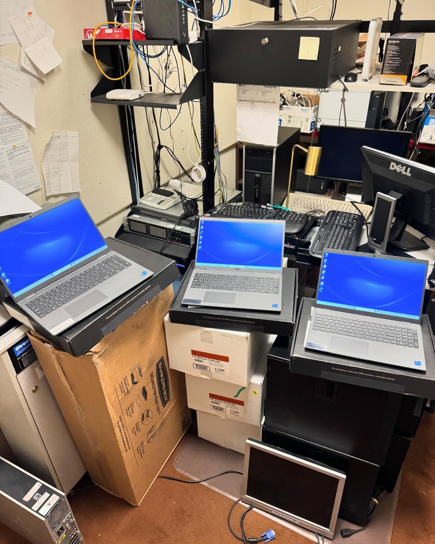 Setting up 3 new laptops enrolled in Microsoft Intune for new client π