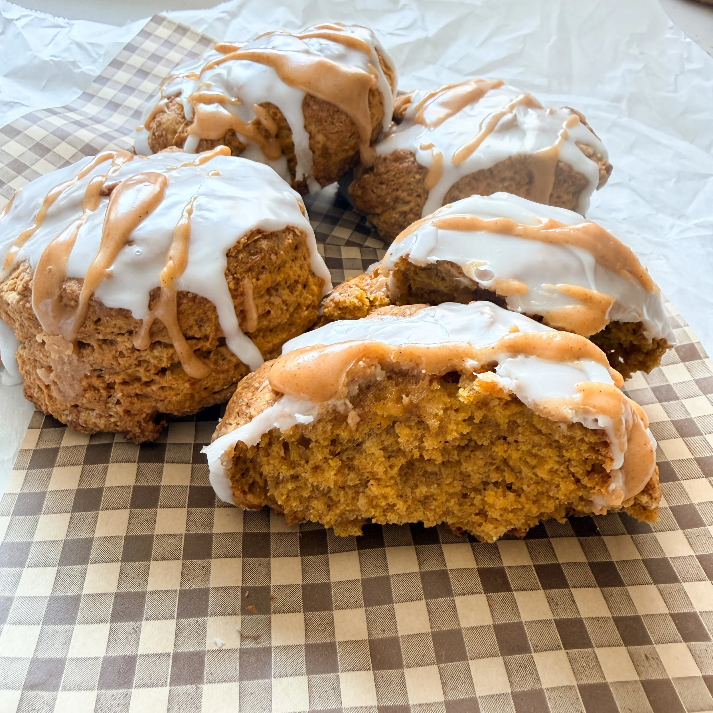 Sourdough Pumpkin Scones Crumb, Legacy Springs Bakery.JPG