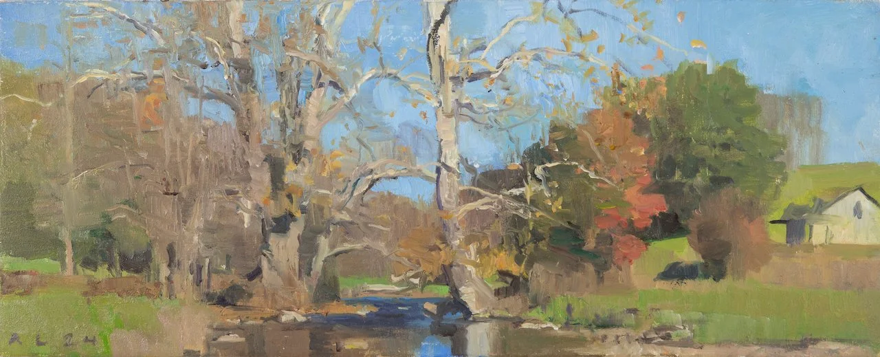 Tazewell II 2024 5.5" x 14" oil on panel