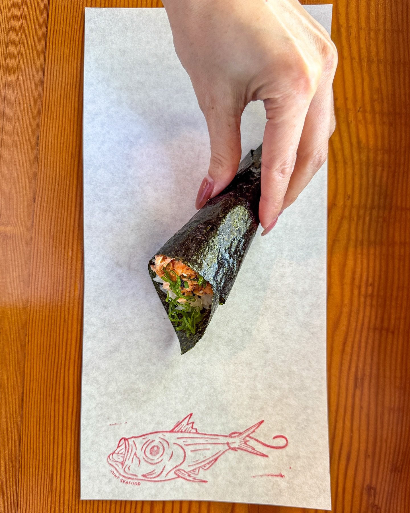 NEW Salmon Teriyaki Handroll 🚨