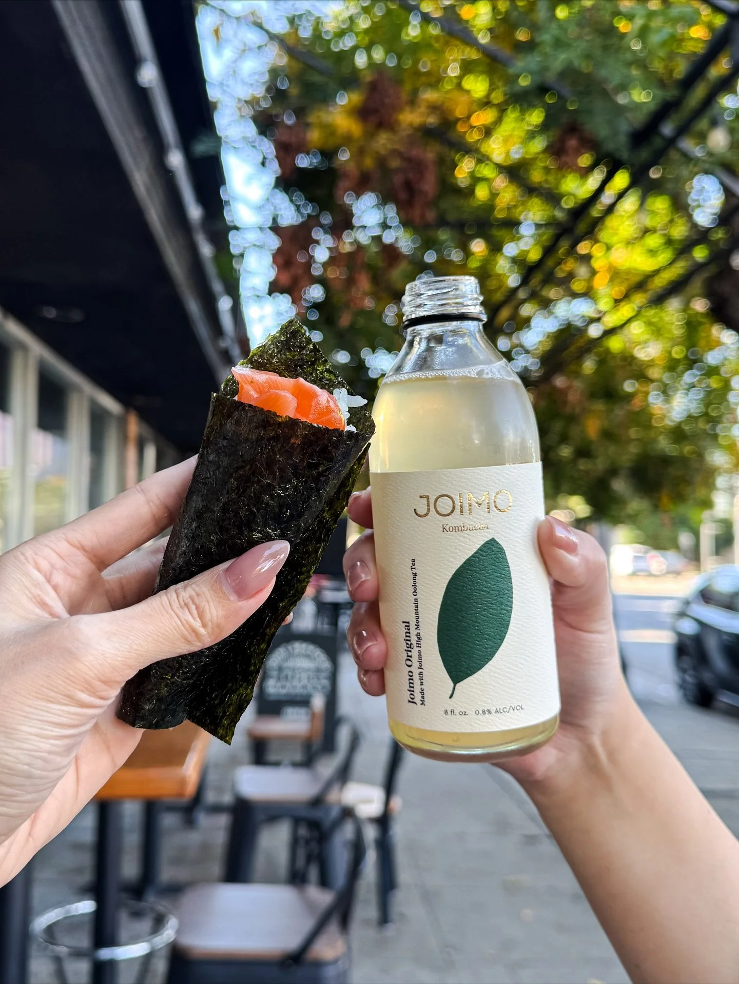 Now serving @drinkjoimo kombucha. Ask about our OG handroll pairings too! 

#kombucha #handrollsushi #temaki #drinkpairing #dryagedfish