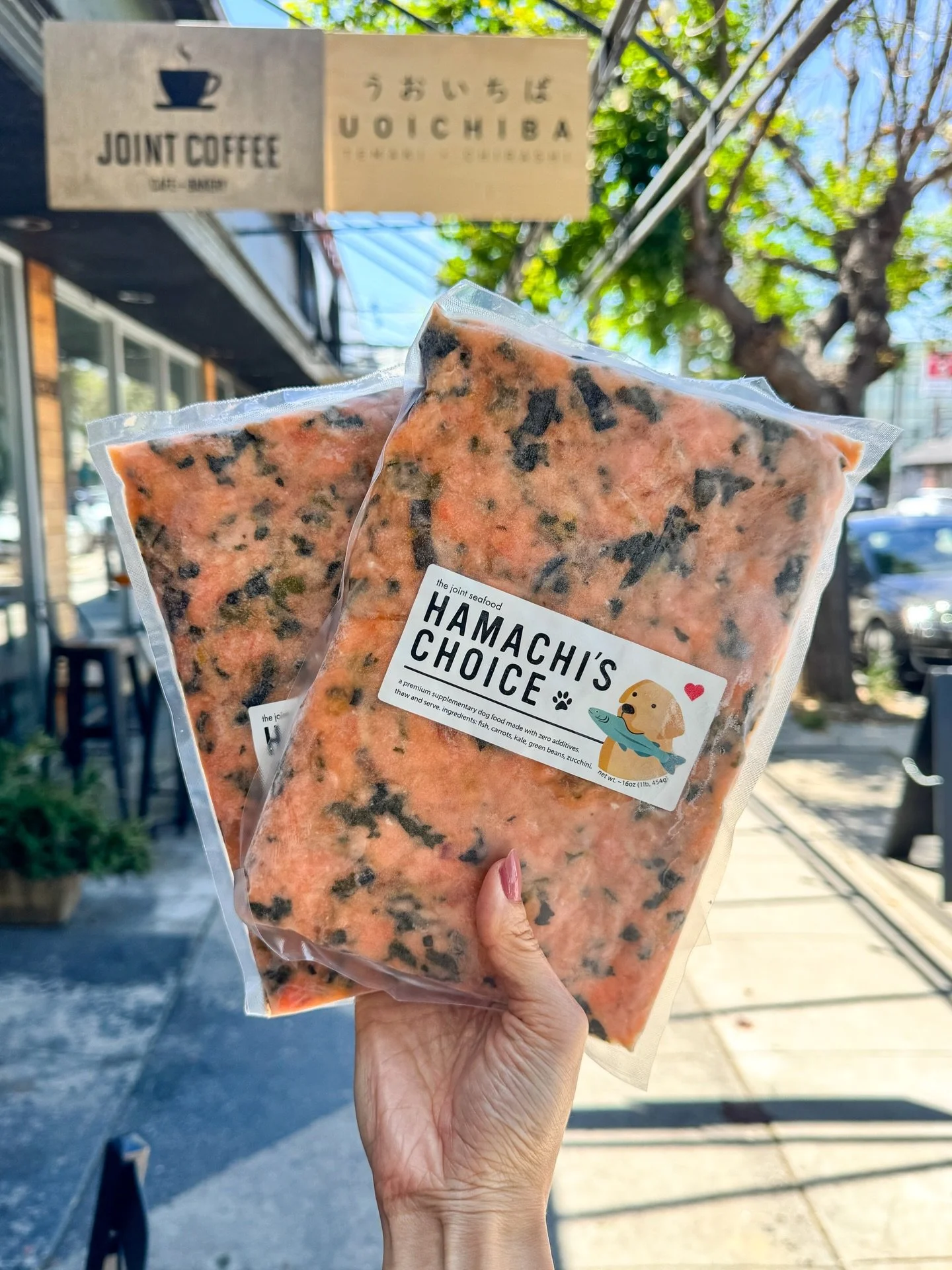 What we&rsquo;re loving this week: 

HAMACHI&rsquo;S CHOICE - housemade dog food made with fish &amp; veggies. Omega-3s for healthy skin and a shiny coat! 

DRY-AGED KANPACHI - popular in sushi, sashimi and crudo / buttery texture with subtly sweet f