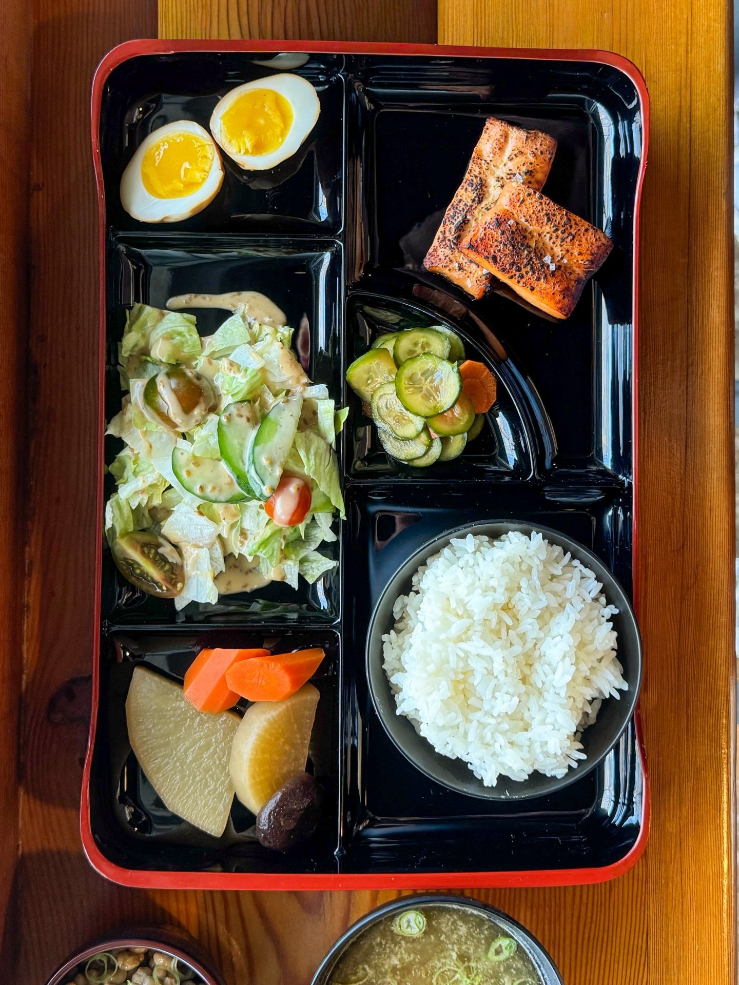 TGIF! Kick start the weekend with our Japanese Breakfast sets. Build your own combo for just $22 🍱

#weekendbreakfast #japanesebreakfast #dryagedfish #bento