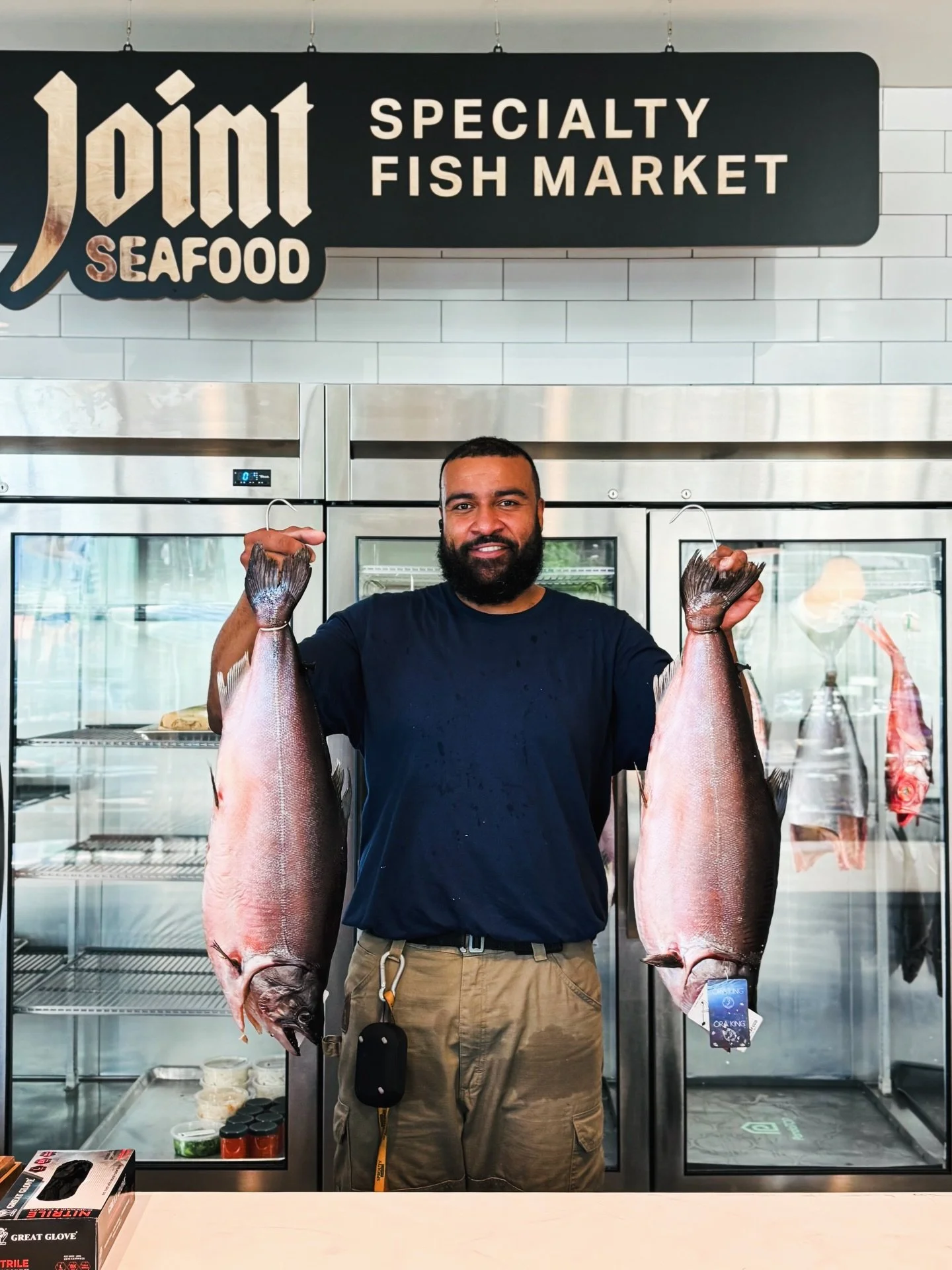 What we&rsquo;re loving this week&hellip;

DRY AGED @orakingsalmon aka the Wagyu of the sea 

DRY AGED SAWARA / SPANISH MACKEREL - mild, oily, rich umami flavor; try it as sashimi, grilled with miso, or shime saba (vinegar-marinated) 

DRY AGED @gold