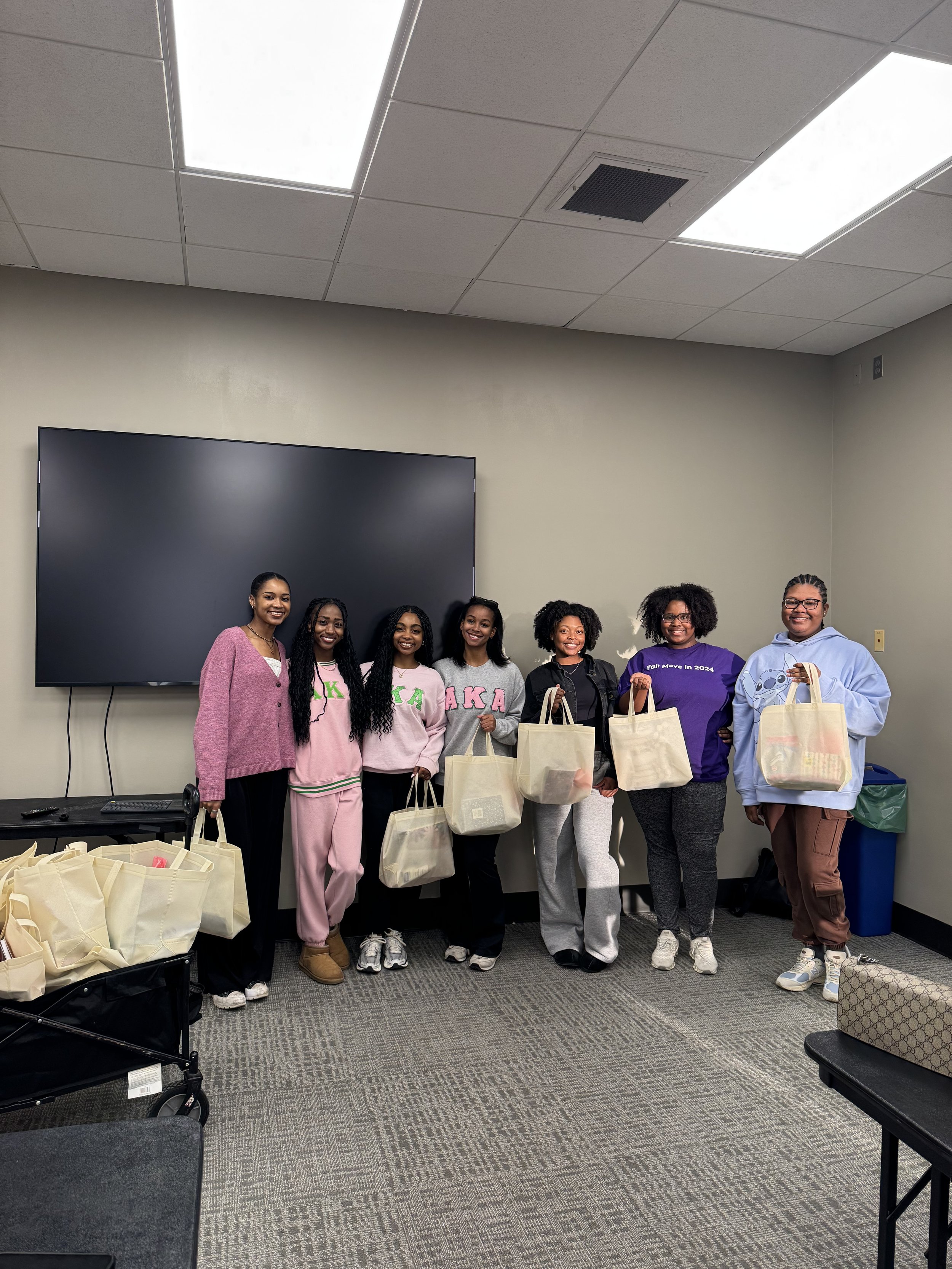 Care packages for patients at the Lewis and Faye Manderson Cancer Center in Tuscaloosa, AL