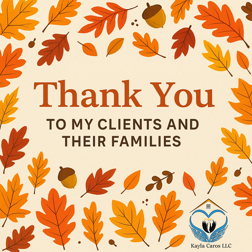 A Heartfelt Thank You to My Clients and Their Families🌷🌷