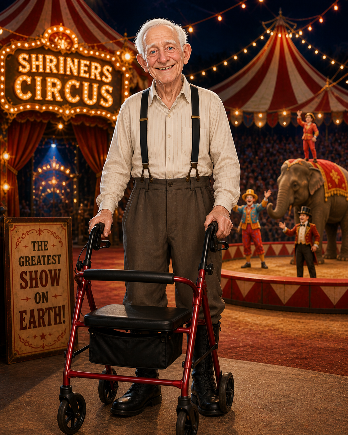 I Love What I Do
~ First Circus at Almost 82