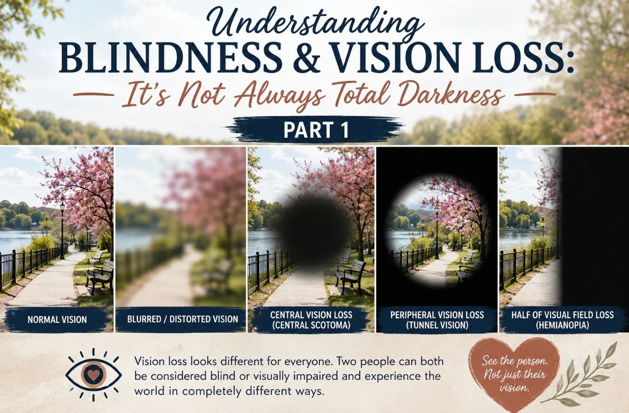 Understanding Blindness and Vision Loss: It’s Not Always Total Darkness