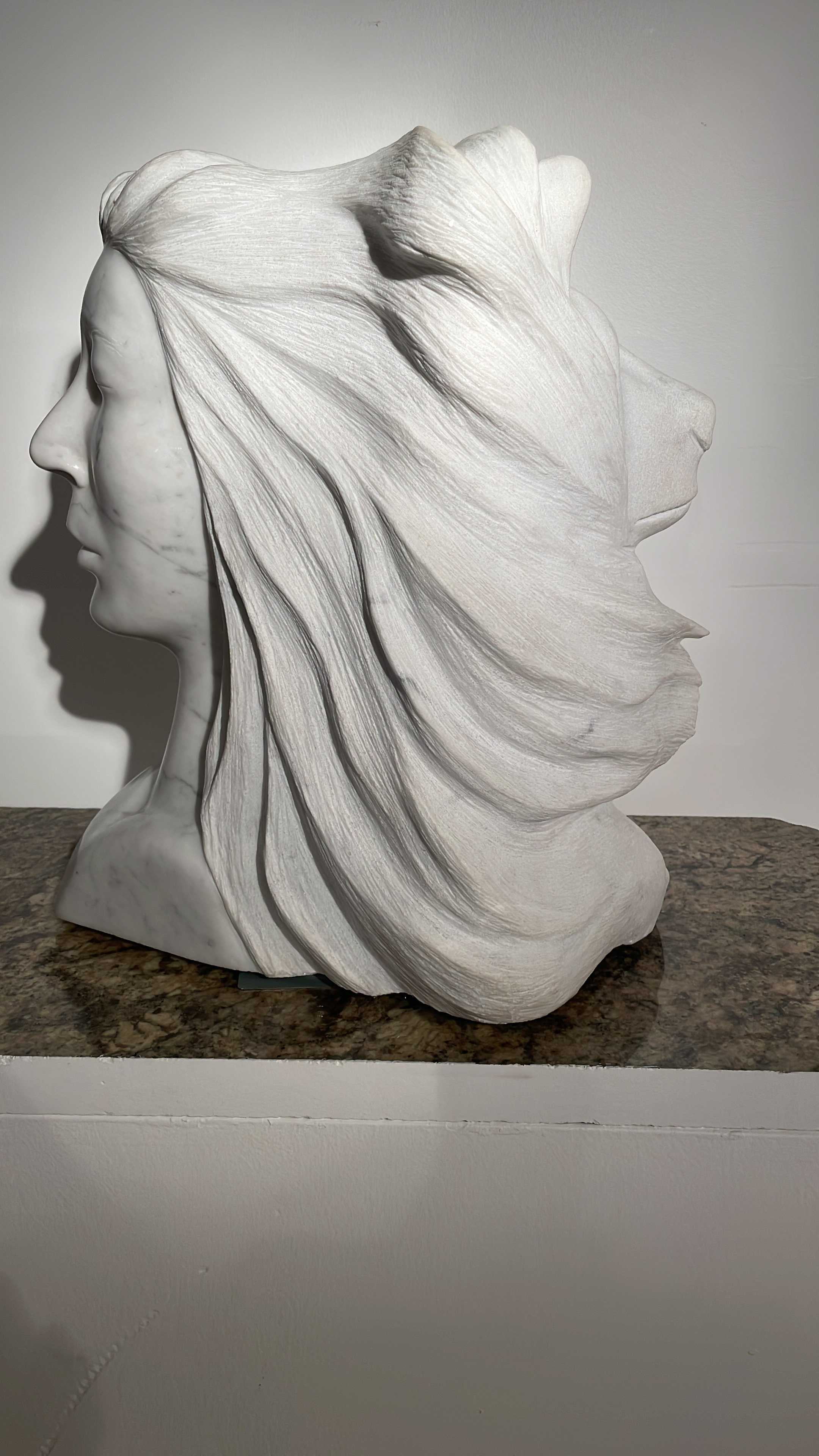 Guardians and Angels: Carrara marble
Size:12"Lx9"Wx13"H