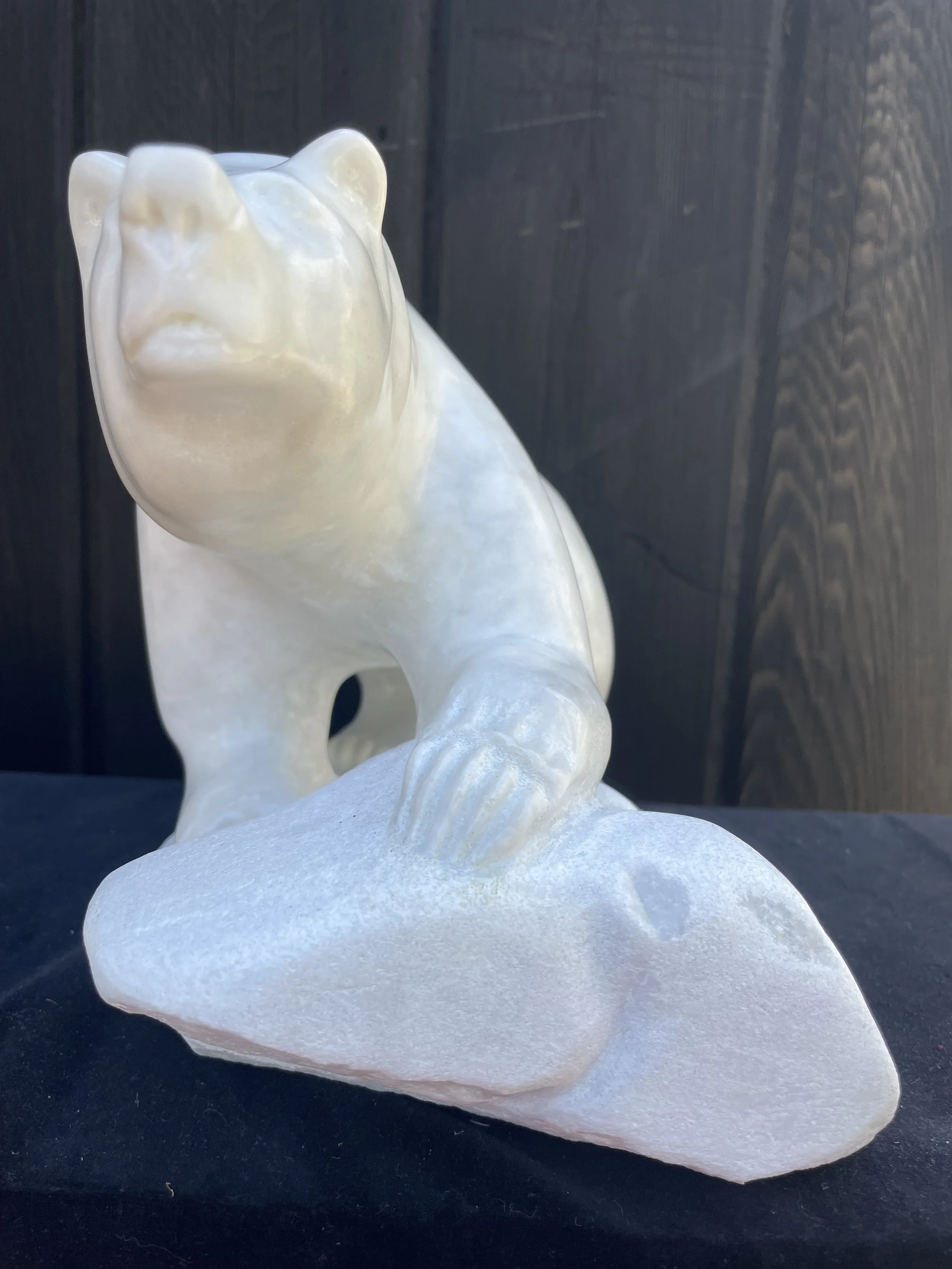 Living My Purpose: Carrara Marble 
Size: 10"LX6"WX8"H