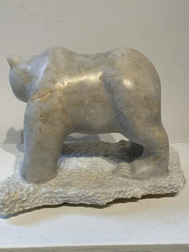Sacred Spirit Bear: Malakwa Marble 
Size: 8'LX6"WX7"H