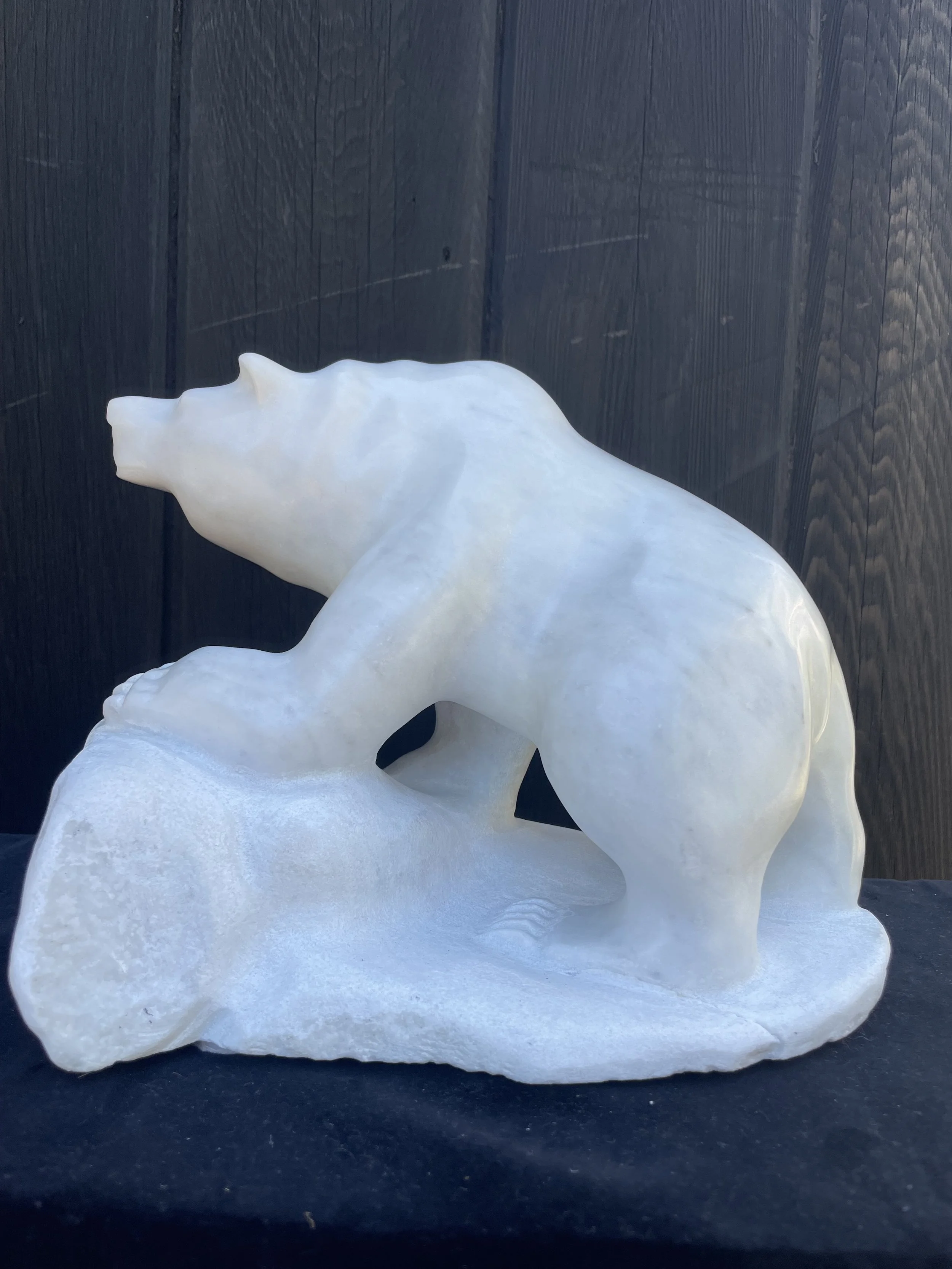 Living My Purpose: Carrara Marble 
Size: 10"LX6"WX8"H