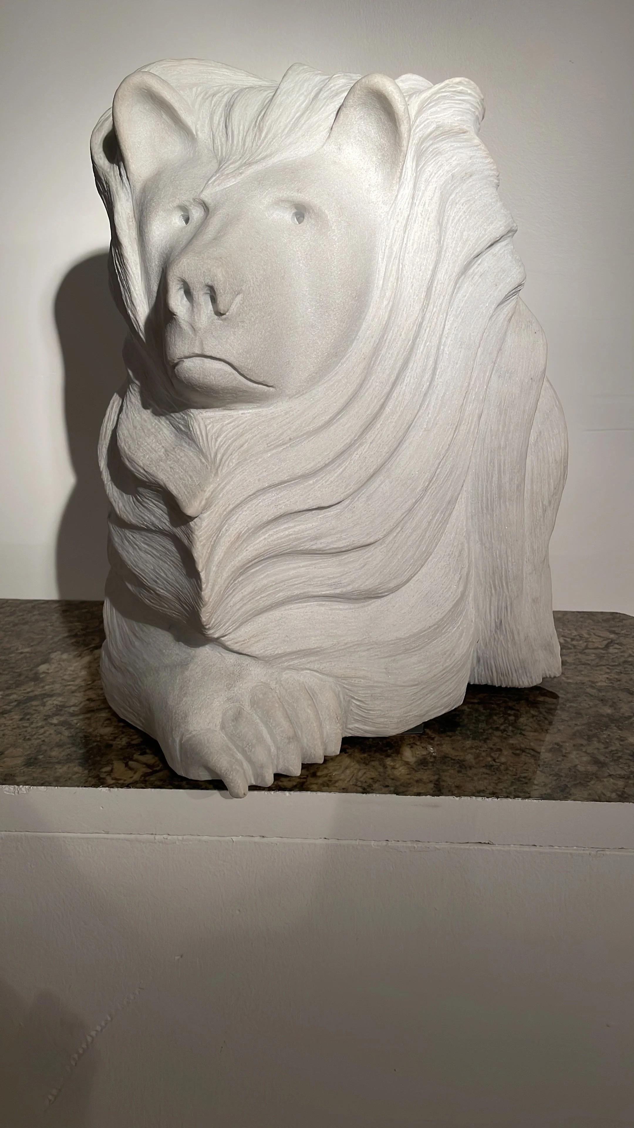 Guardians and Angels: Carrara marble
Size:12"Lx9"Wx13"H