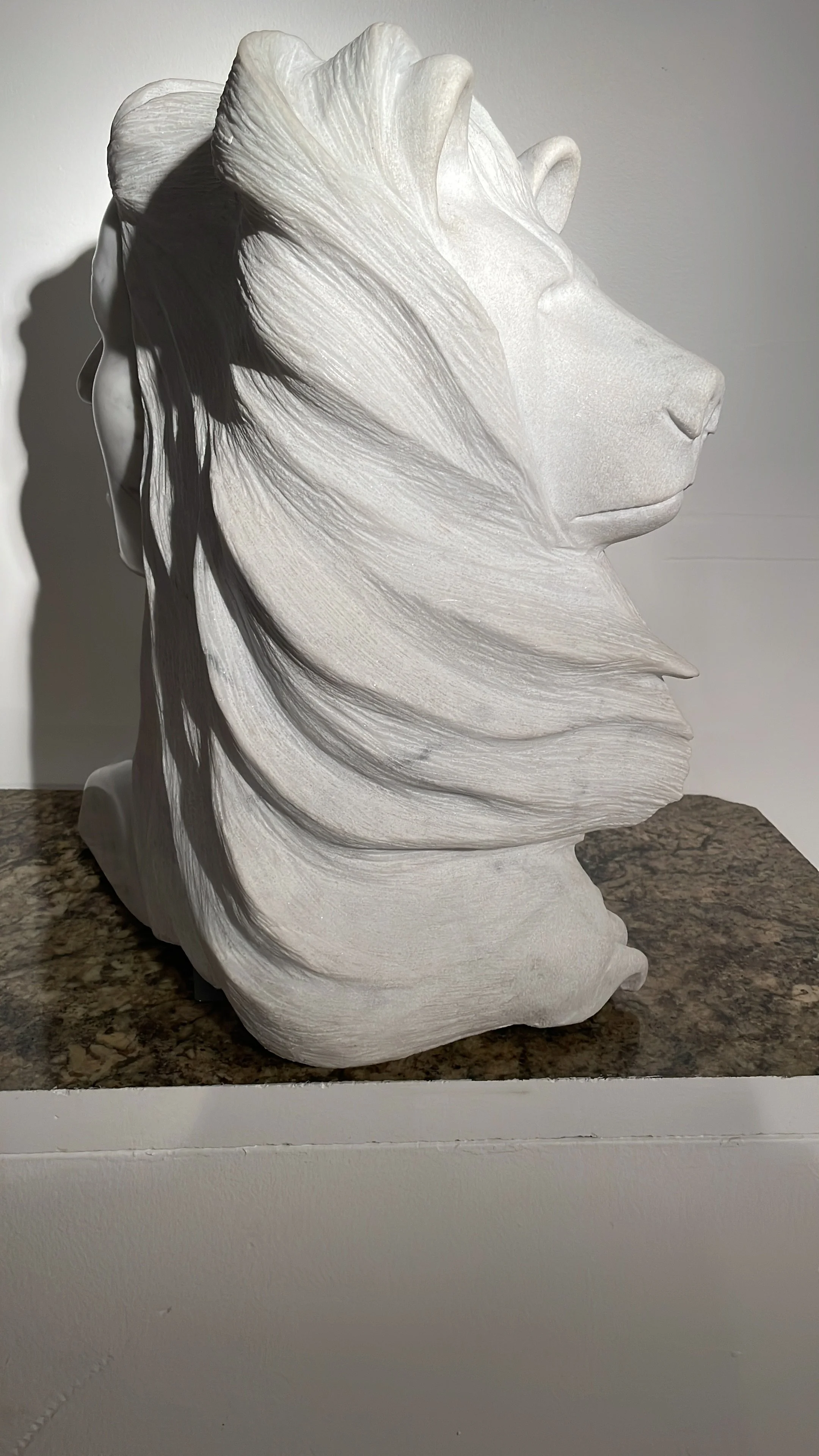 Guardians and Angels: Carrara marble
Size:12"Lx9"Wx13"H