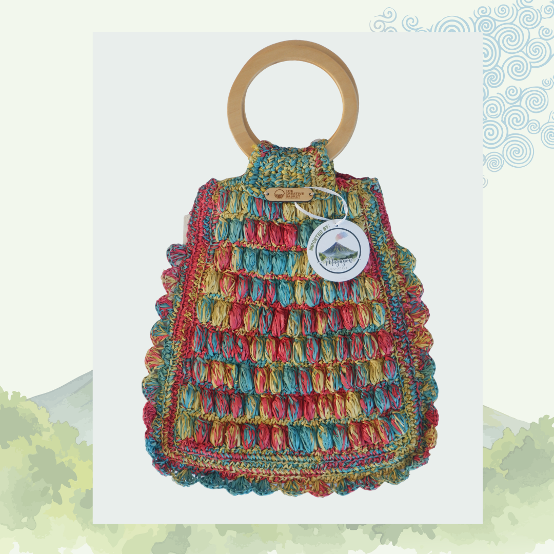Rhea Bag (Turquoise, Yellow, and Hot Pink)
