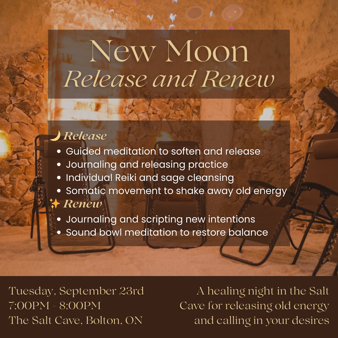 New Moon: Release & Renew in the Salt Cave