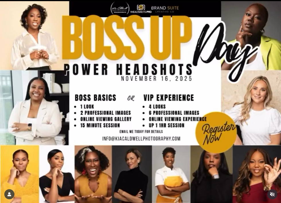 Boss Up Power Headshot Day
