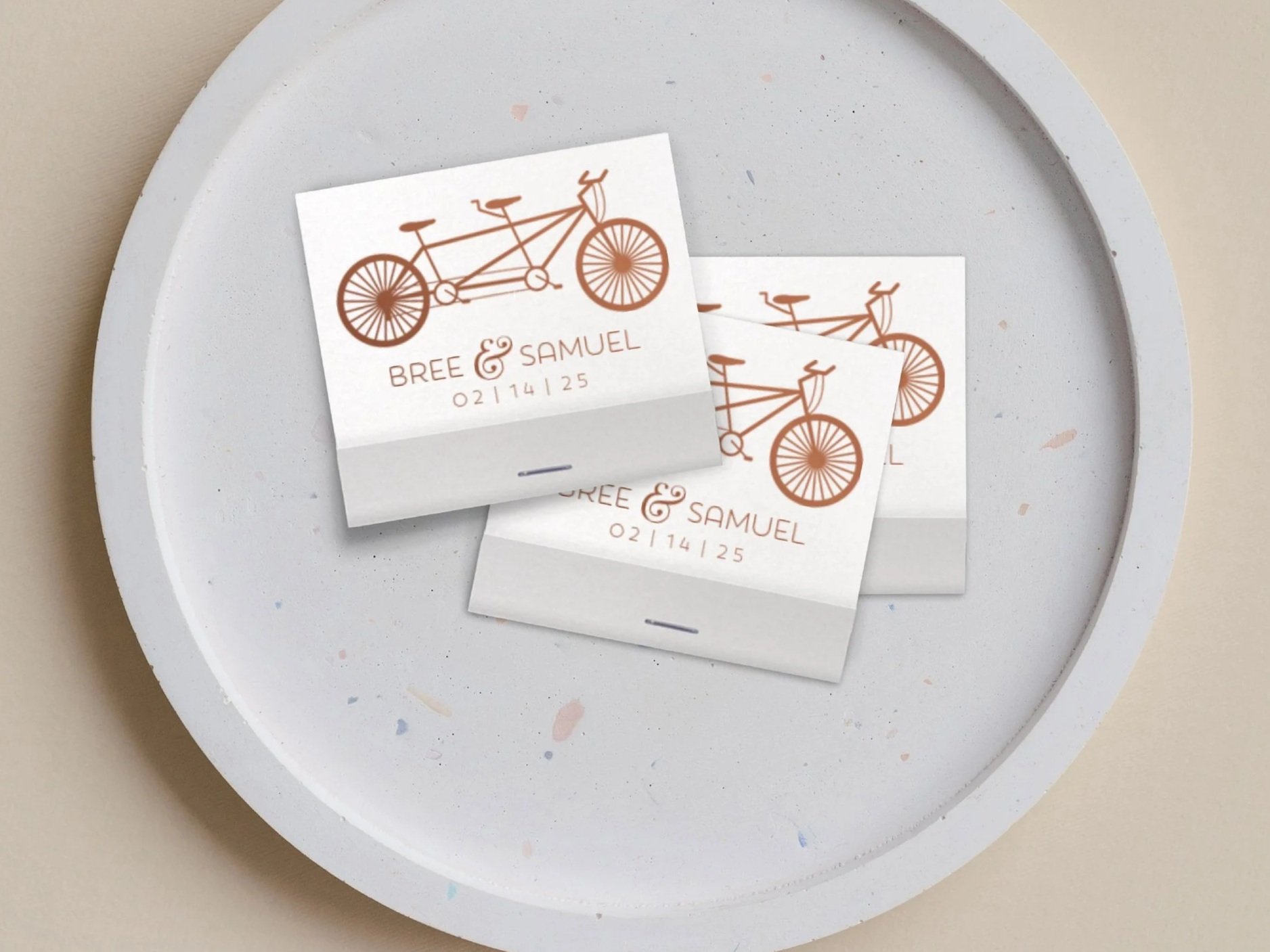 Stardream Crystal Matchbooks with Shiny Copper Foil