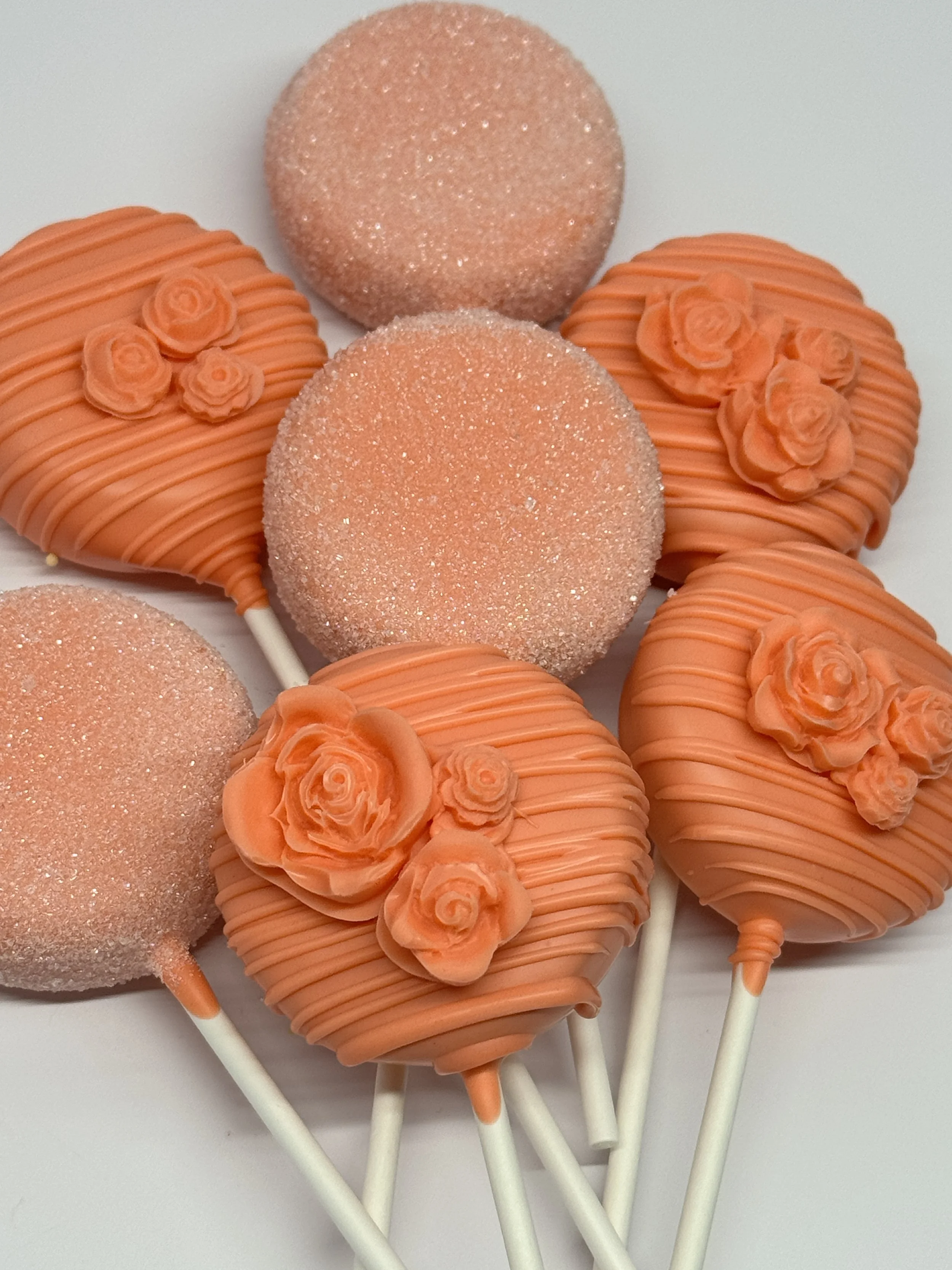 fancy level (drizzle, "icons" and sanding sugar)