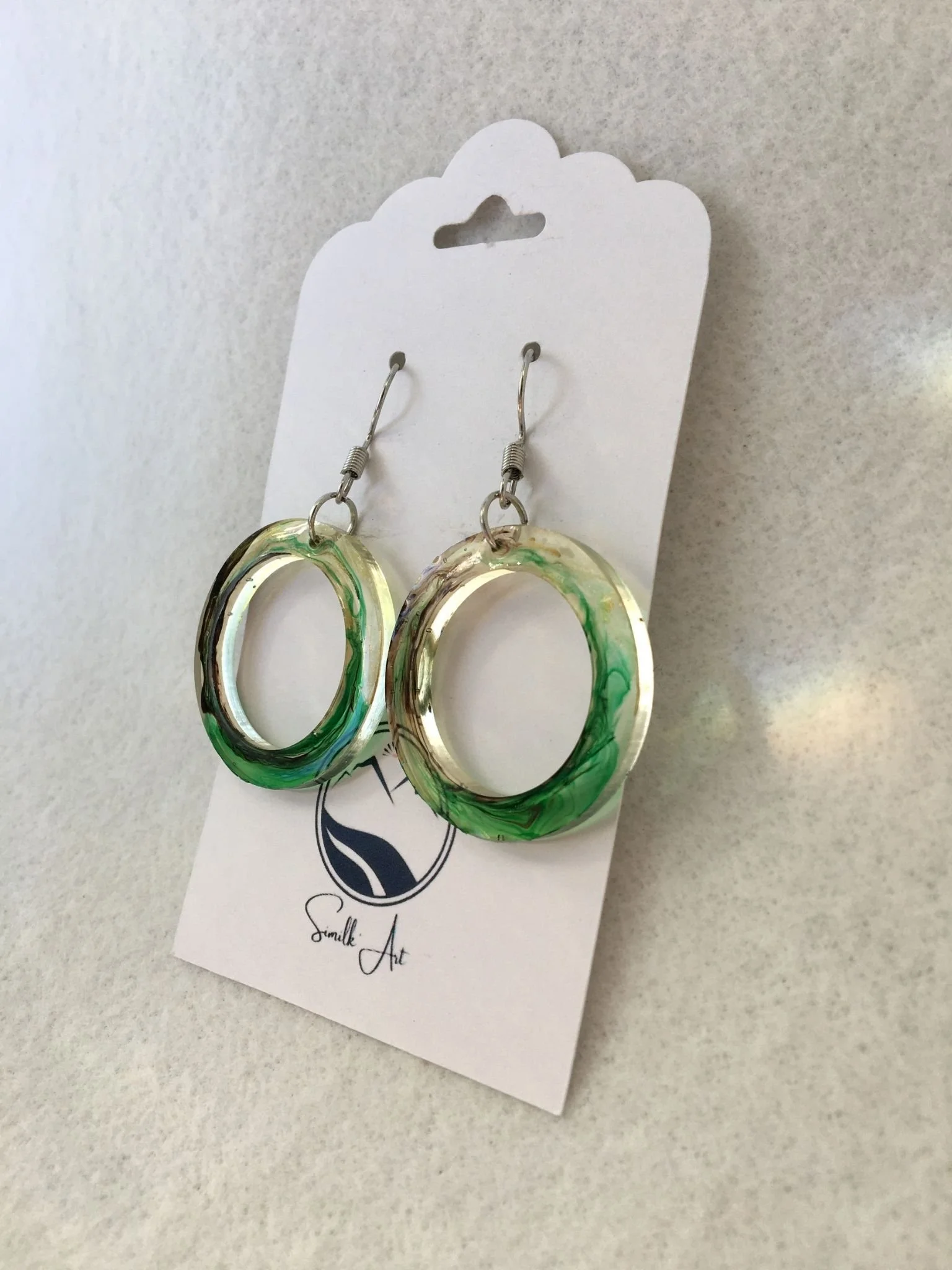 Green Earrings
