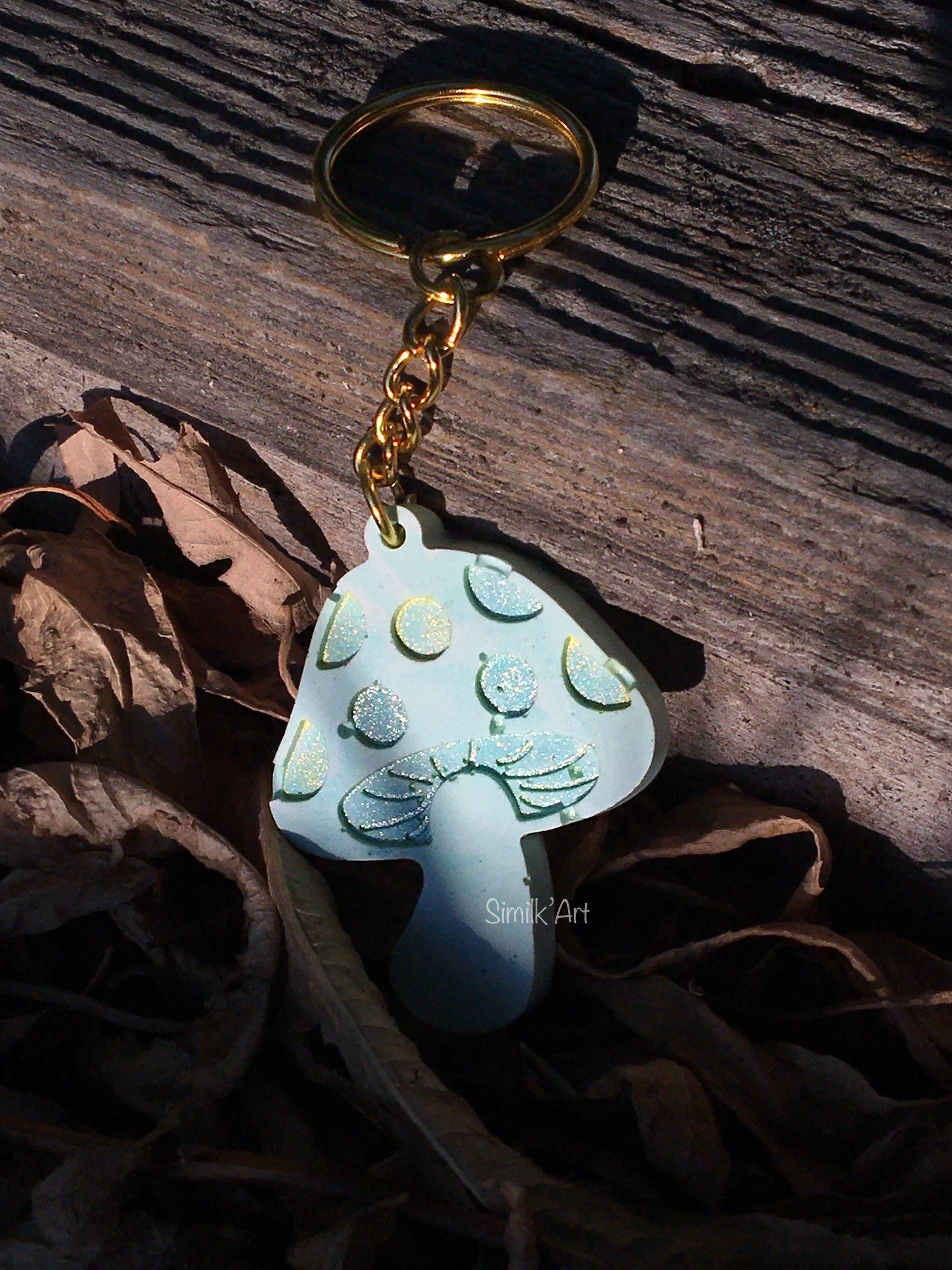 Mushroom Keychain